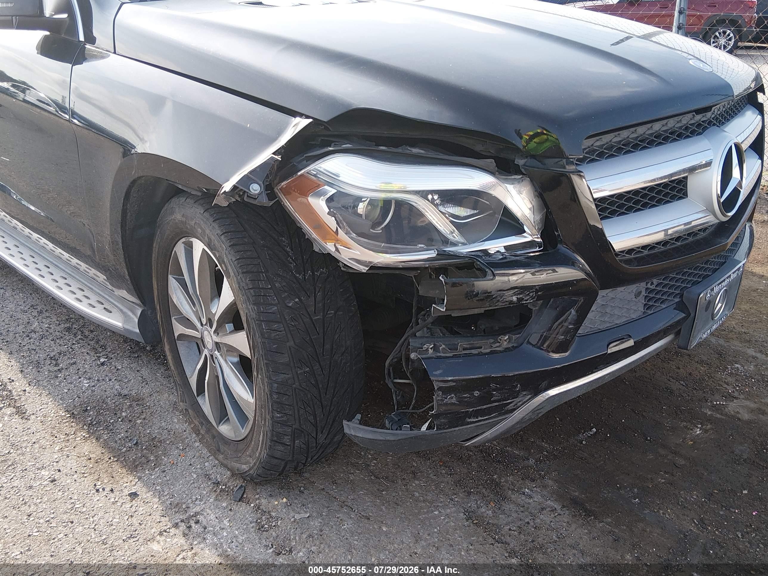 2014 Mercedes-benz Gl 450 4matic Silver vin: 4JGDF7CE4EA373524