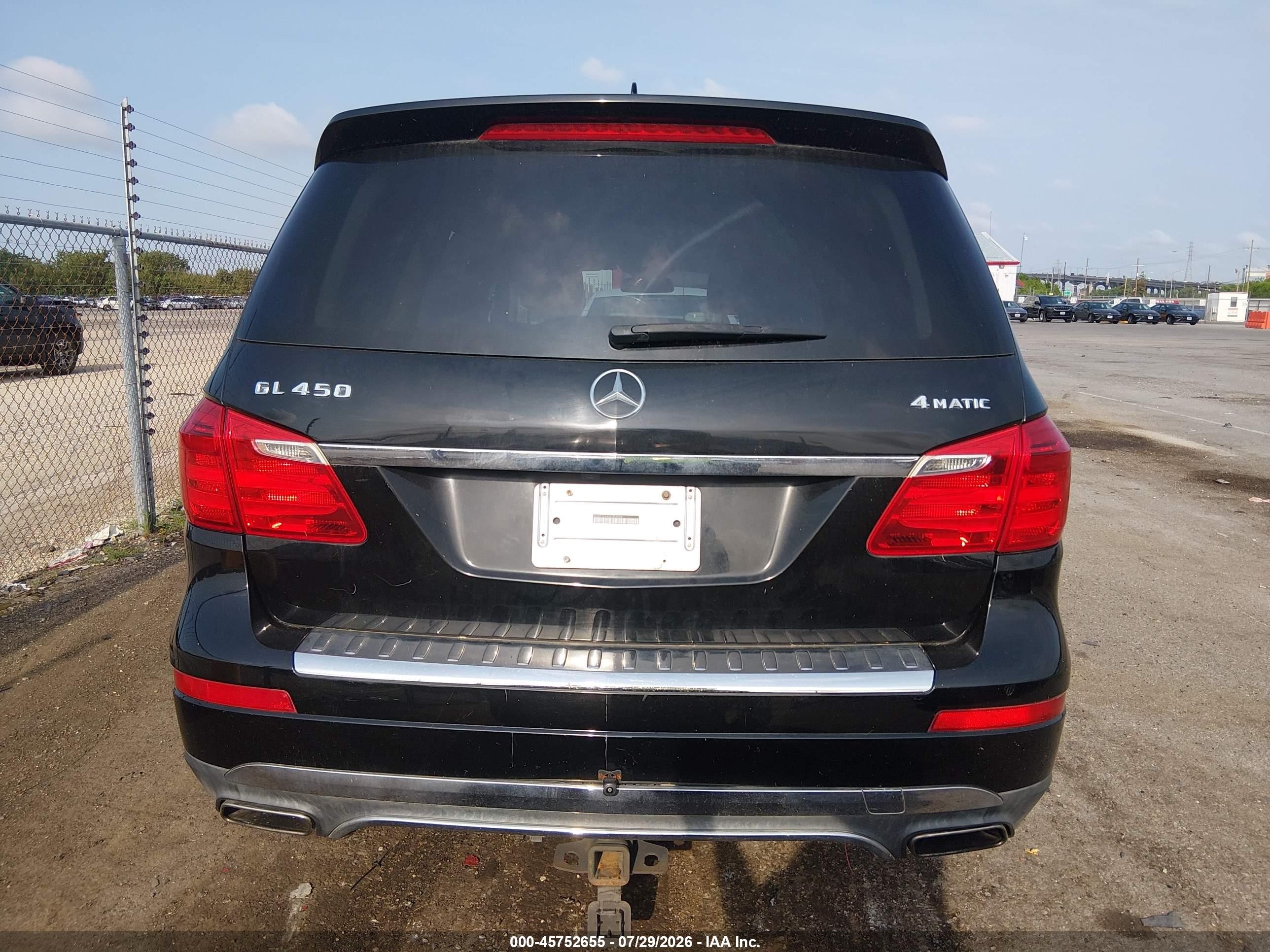 2014 Mercedes-benz Gl 450 4matic Silver vin: 4JGDF7CE4EA373524