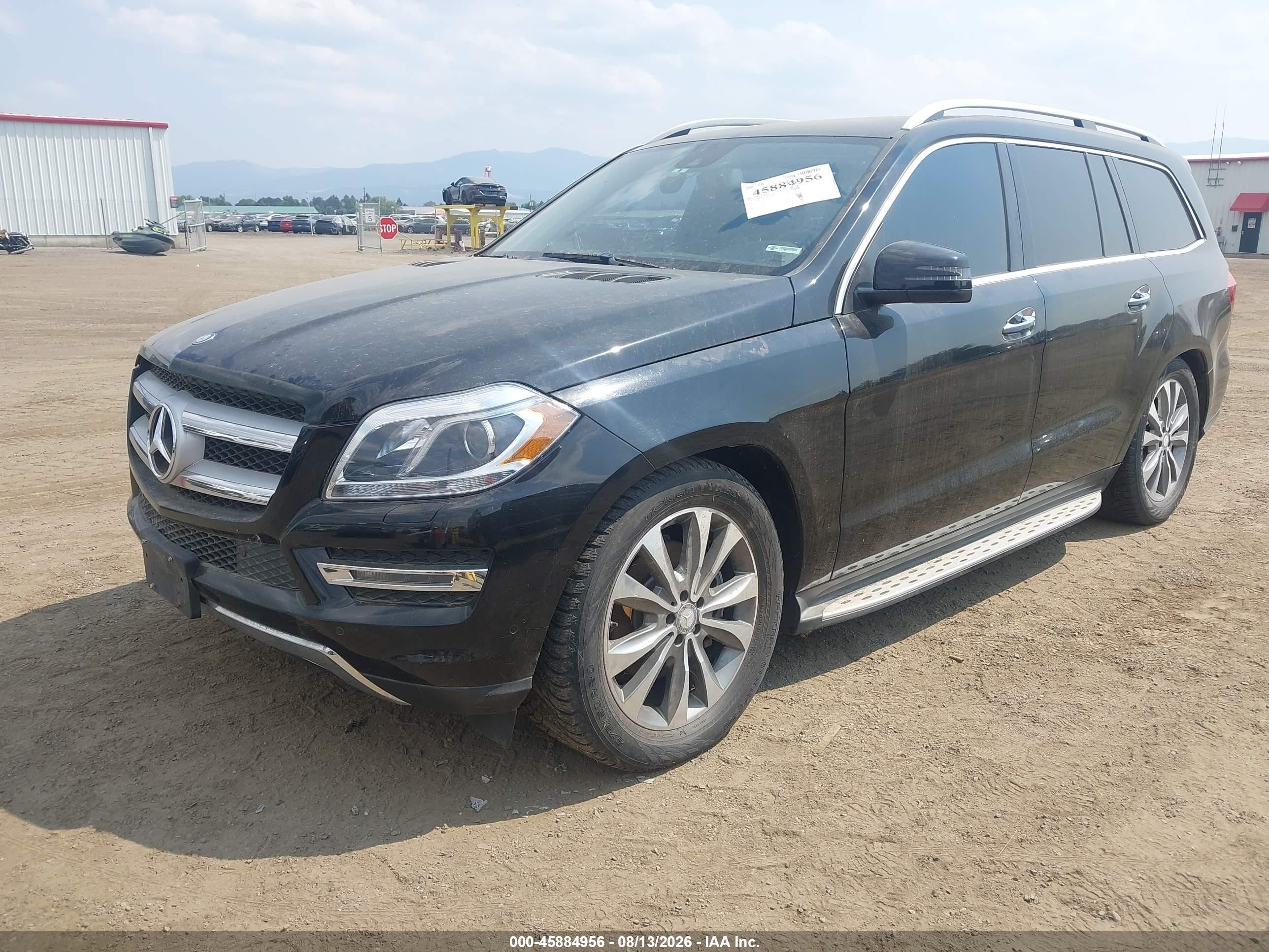 2014 Mercedes-benz Gl 450 4matic Black vin: 4JGDF7CE4EA383986