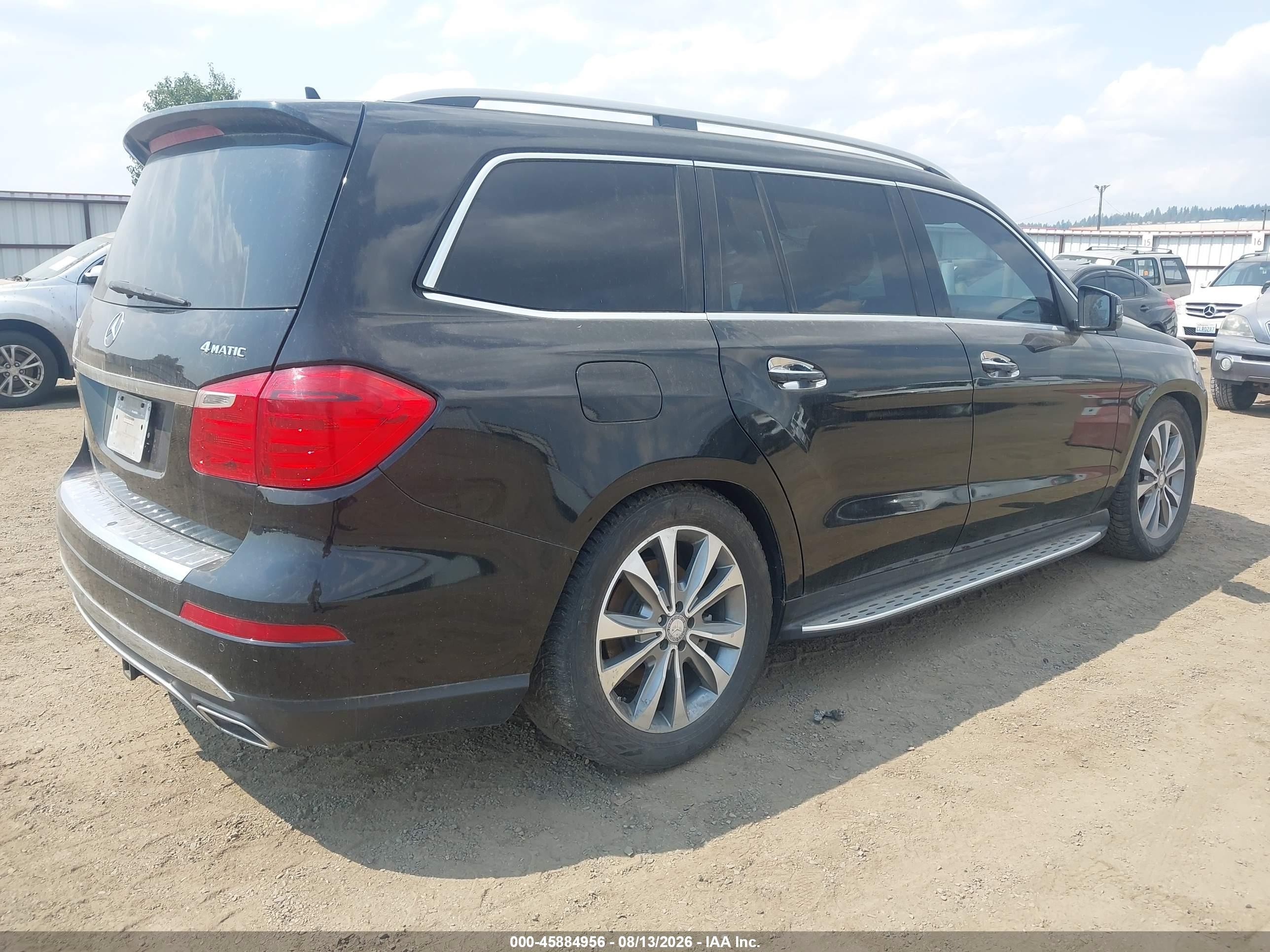 2014 Mercedes-benz Gl 450 4matic Black vin: 4JGDF7CE4EA383986