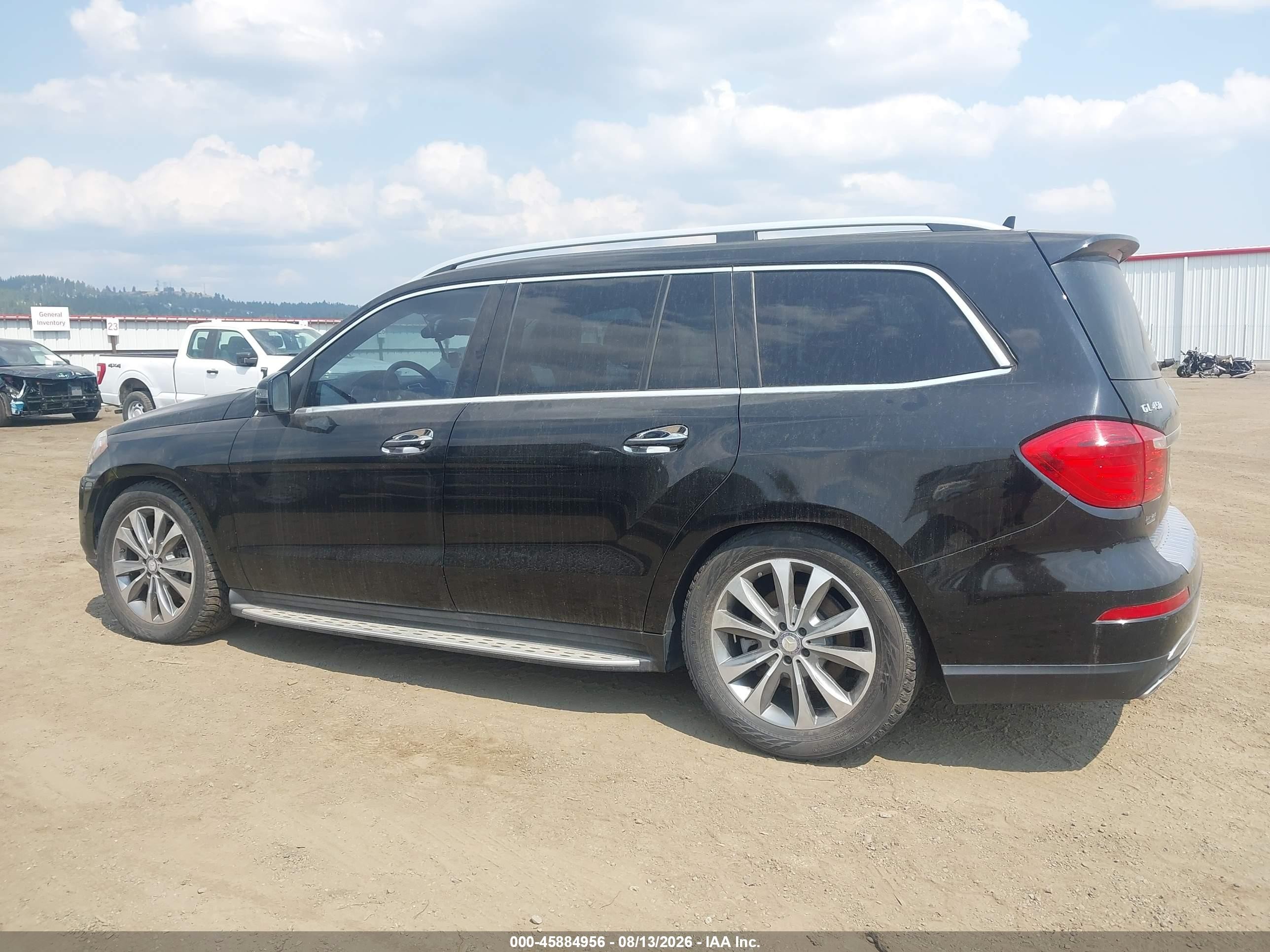 2014 Mercedes-benz Gl 450 4matic Black vin: 4JGDF7CE4EA383986