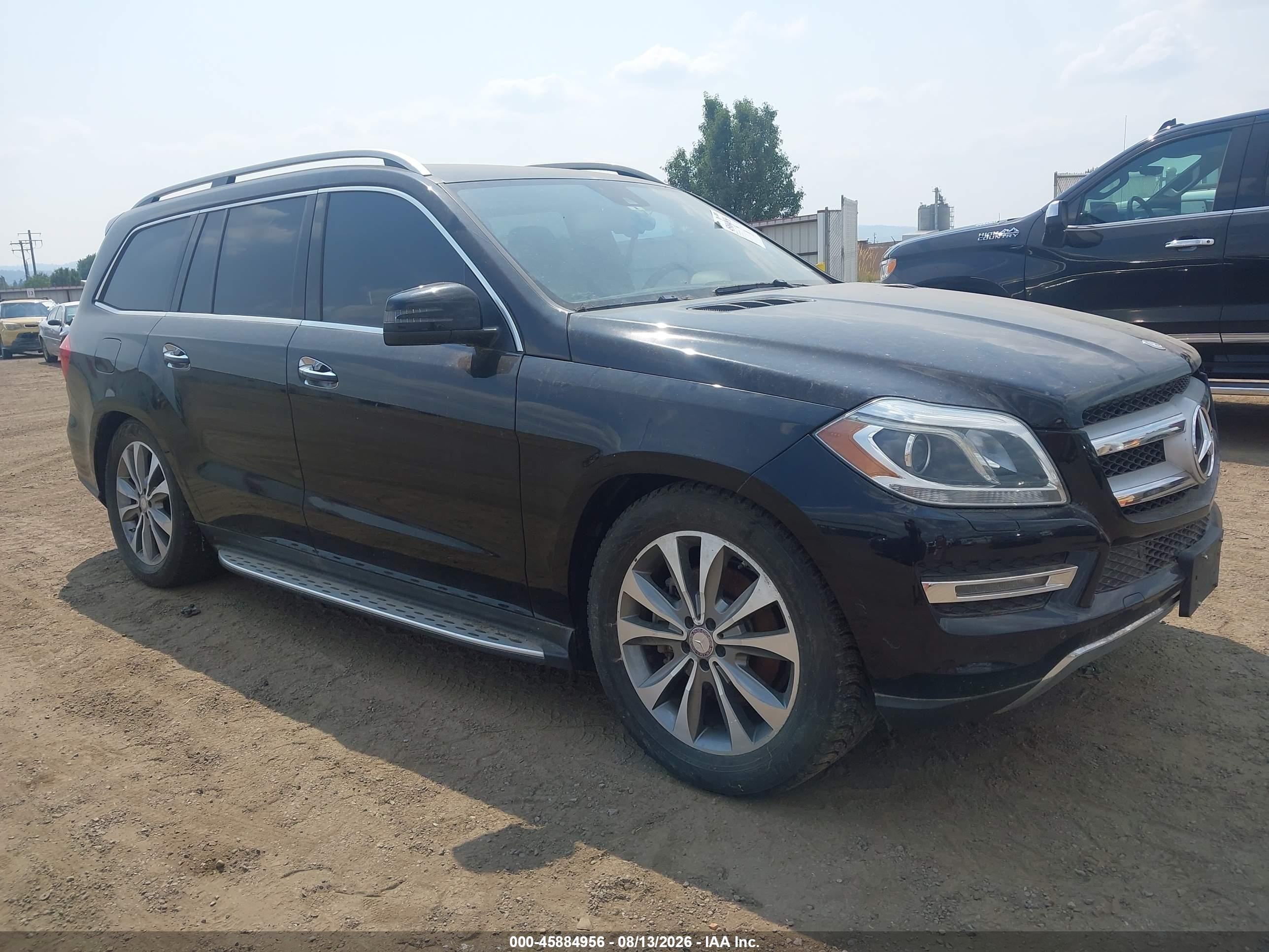 2014 Mercedes-benz Gl 450 4matic Black vin: 4JGDF7CE4EA383986