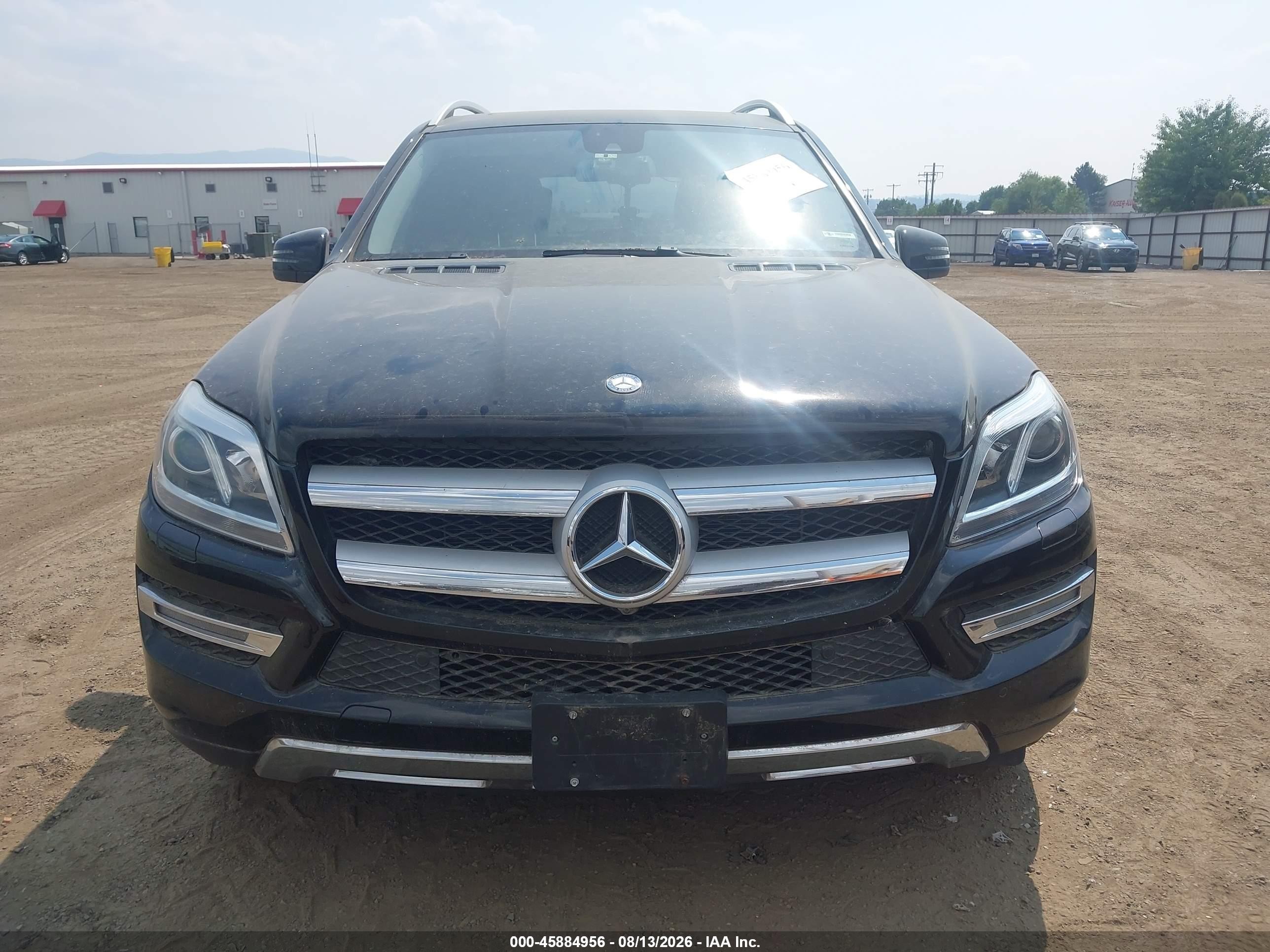 2014 Mercedes-benz Gl 450 4matic Black vin: 4JGDF7CE4EA383986