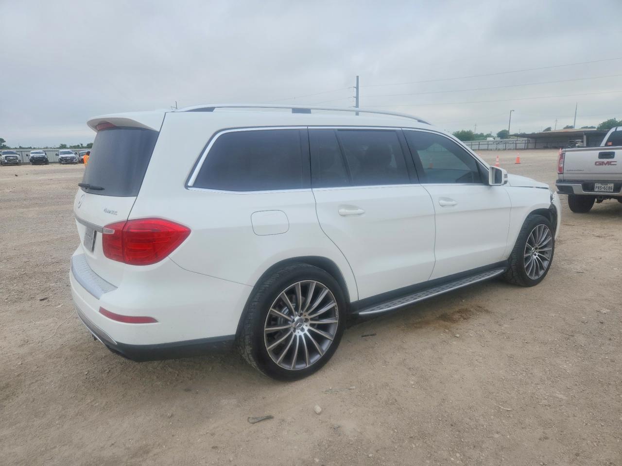 2014 Mercedes-benz Gl 450 4matic White vin: 4JGDF7CE4EA401273
