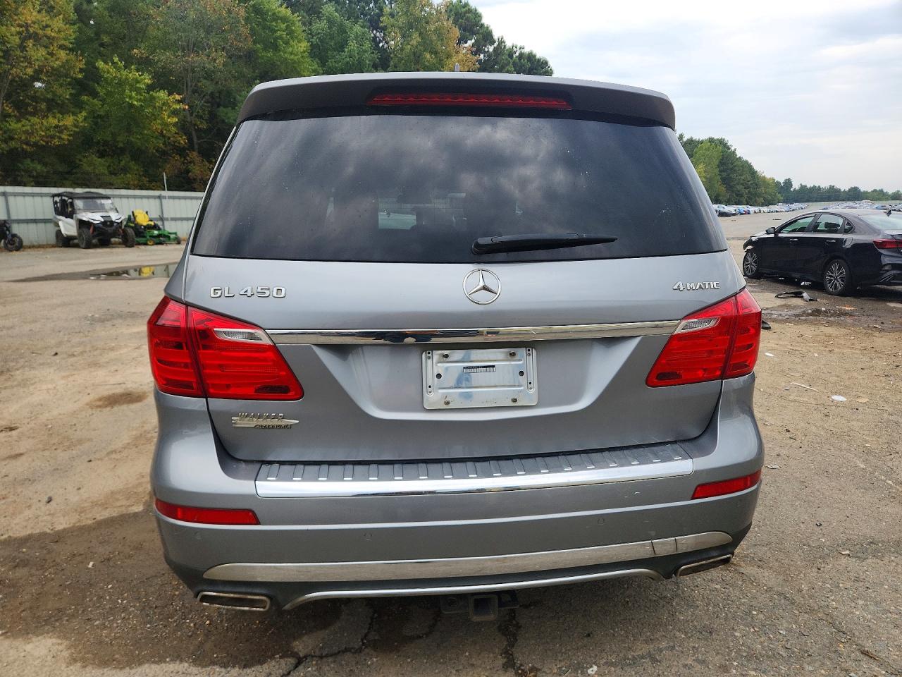 2014 Mercedes-benz Gl 450 4matic Gray vin: 4JGDF7CE4EA411981