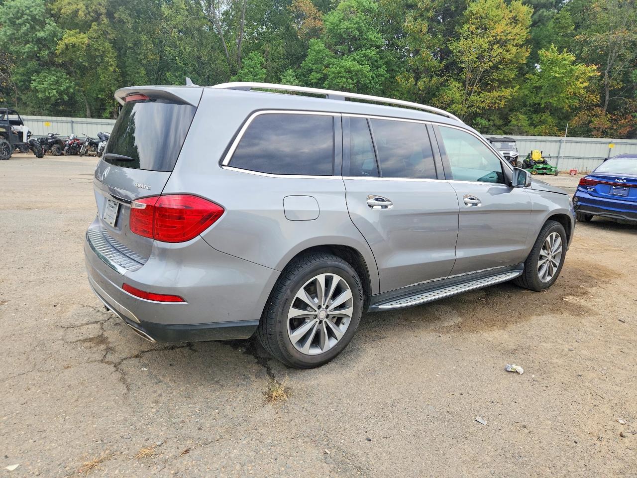 2014 Mercedes-benz Gl 450 4matic Gray vin: 4JGDF7CE4EA411981