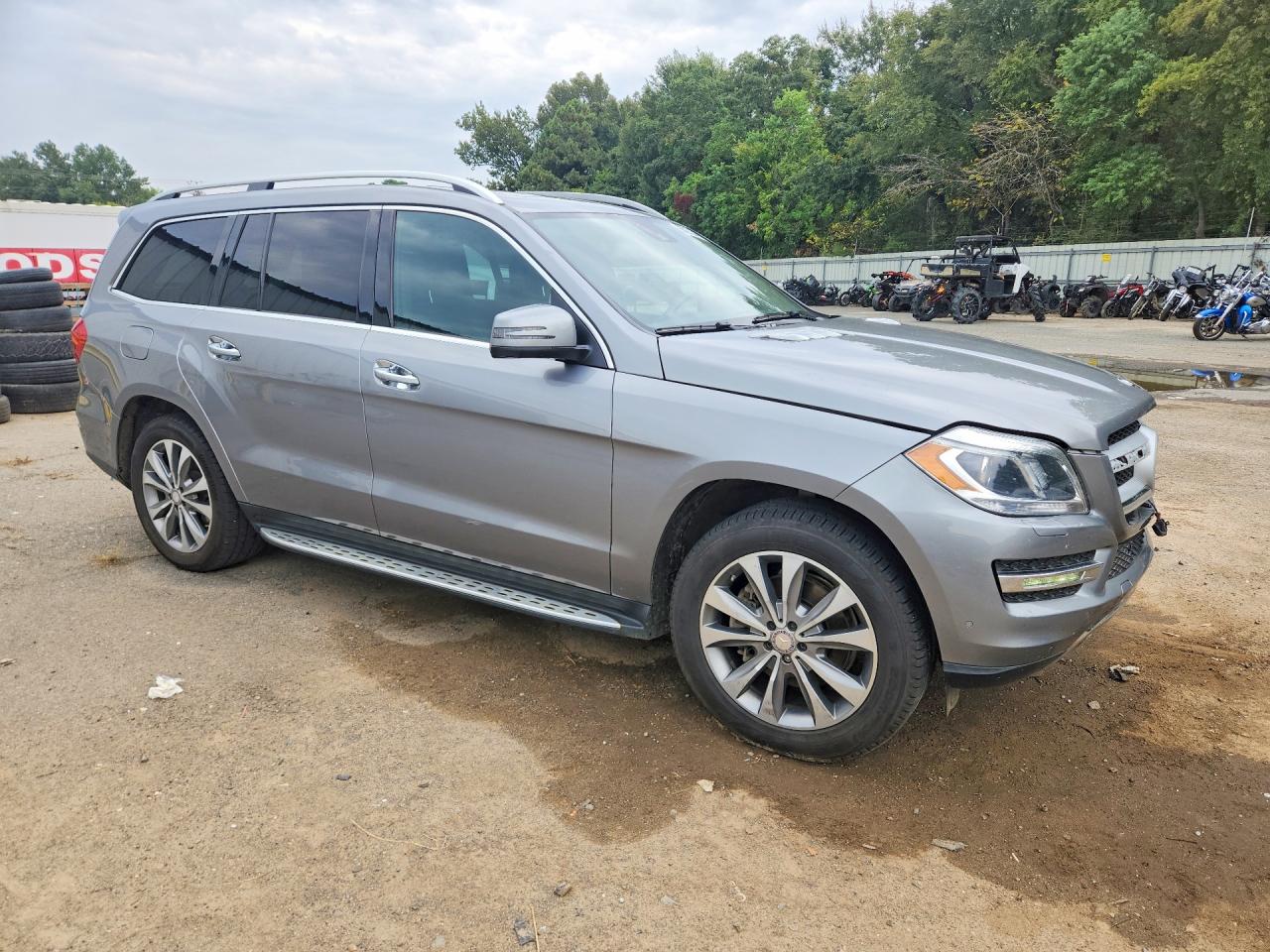 2014 Mercedes-benz Gl 450 4matic Gray vin: 4JGDF7CE4EA411981