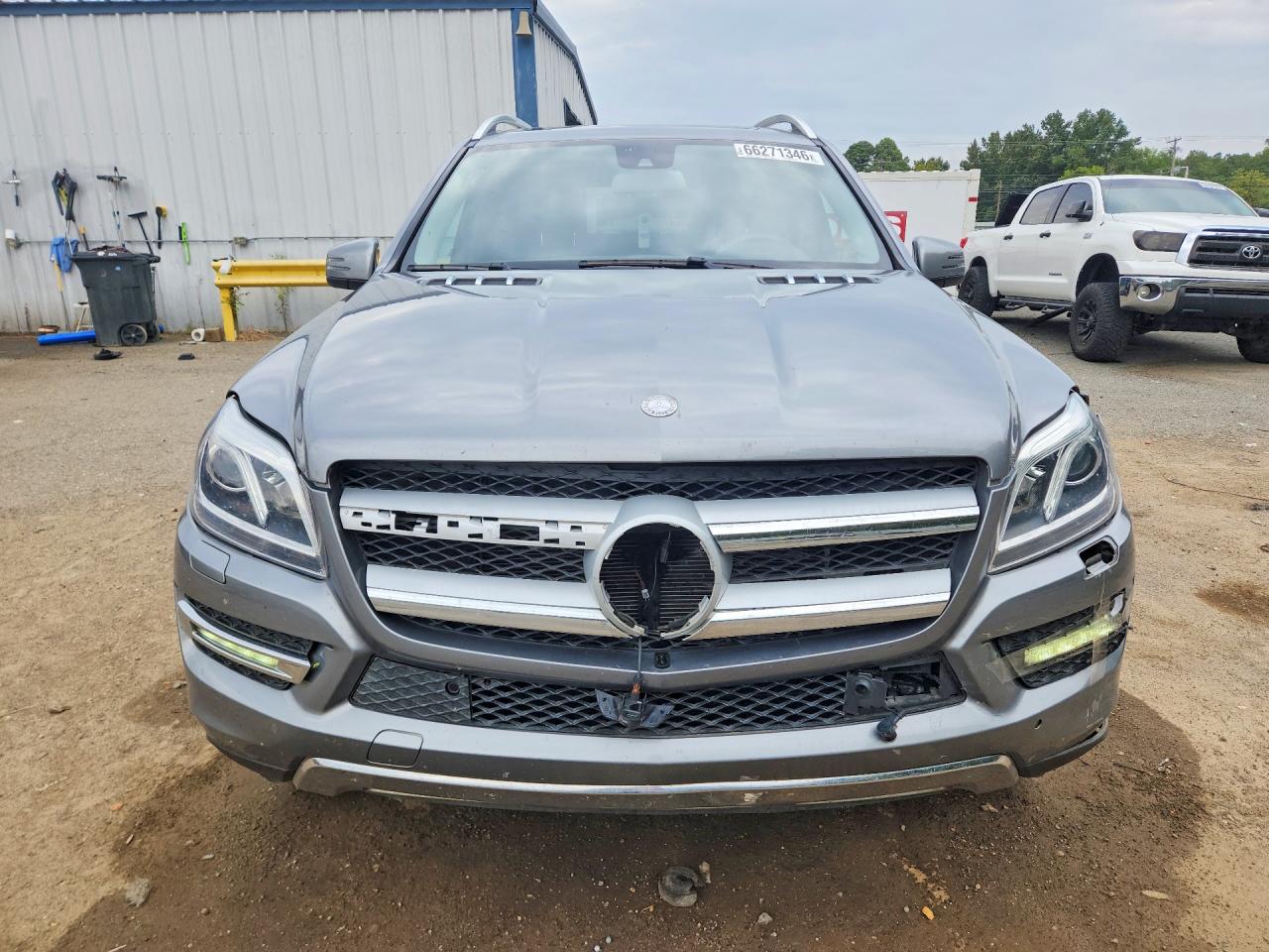 2014 Mercedes-benz Gl 450 4matic Gray vin: 4JGDF7CE4EA411981