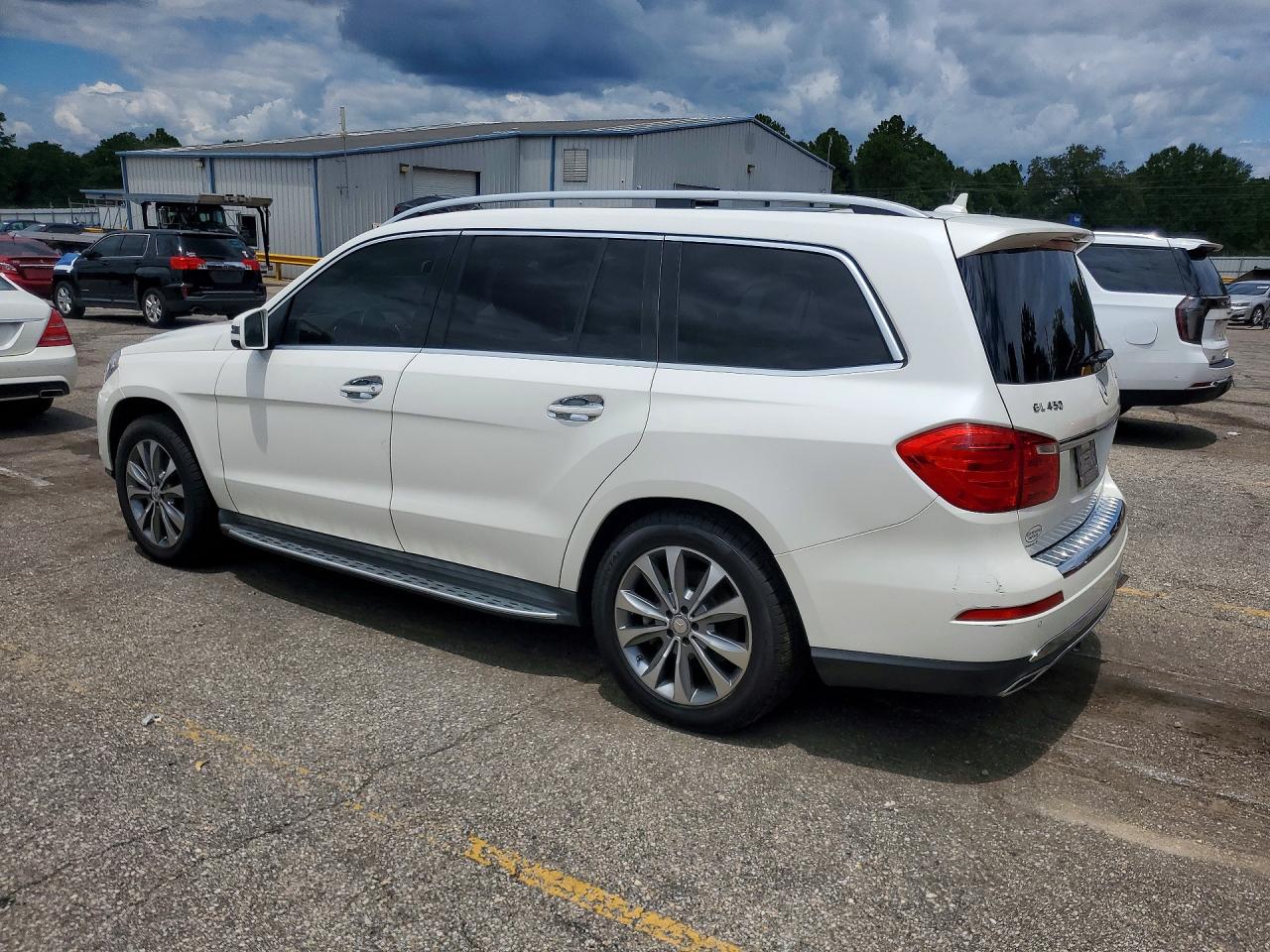 2014 Mercedes-benz Gl 450 4matic White vin: 4JGDF7CE4EA440462