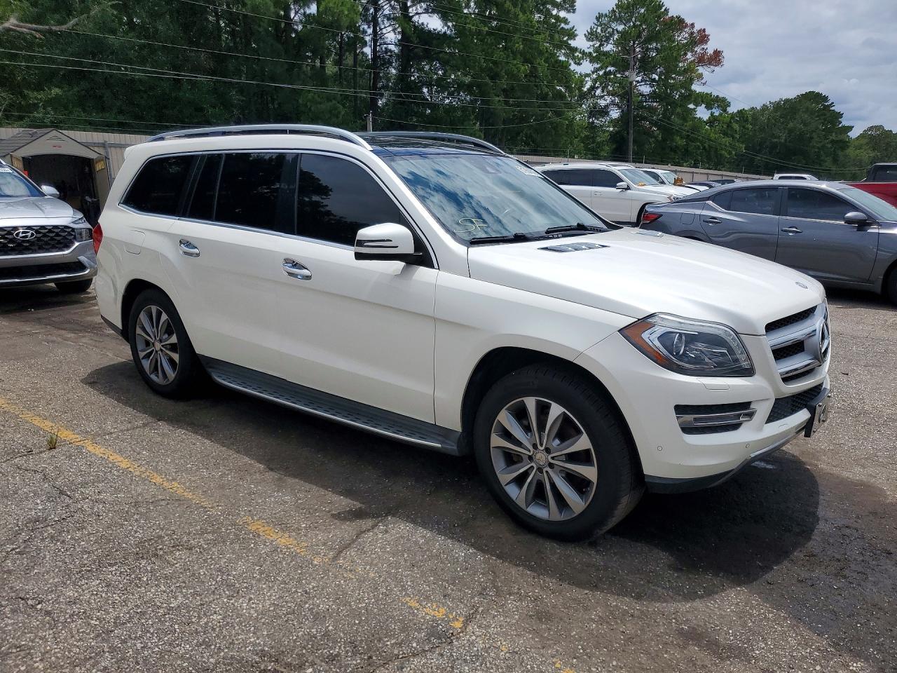 2014 Mercedes-benz Gl 450 4matic White vin: 4JGDF7CE4EA440462