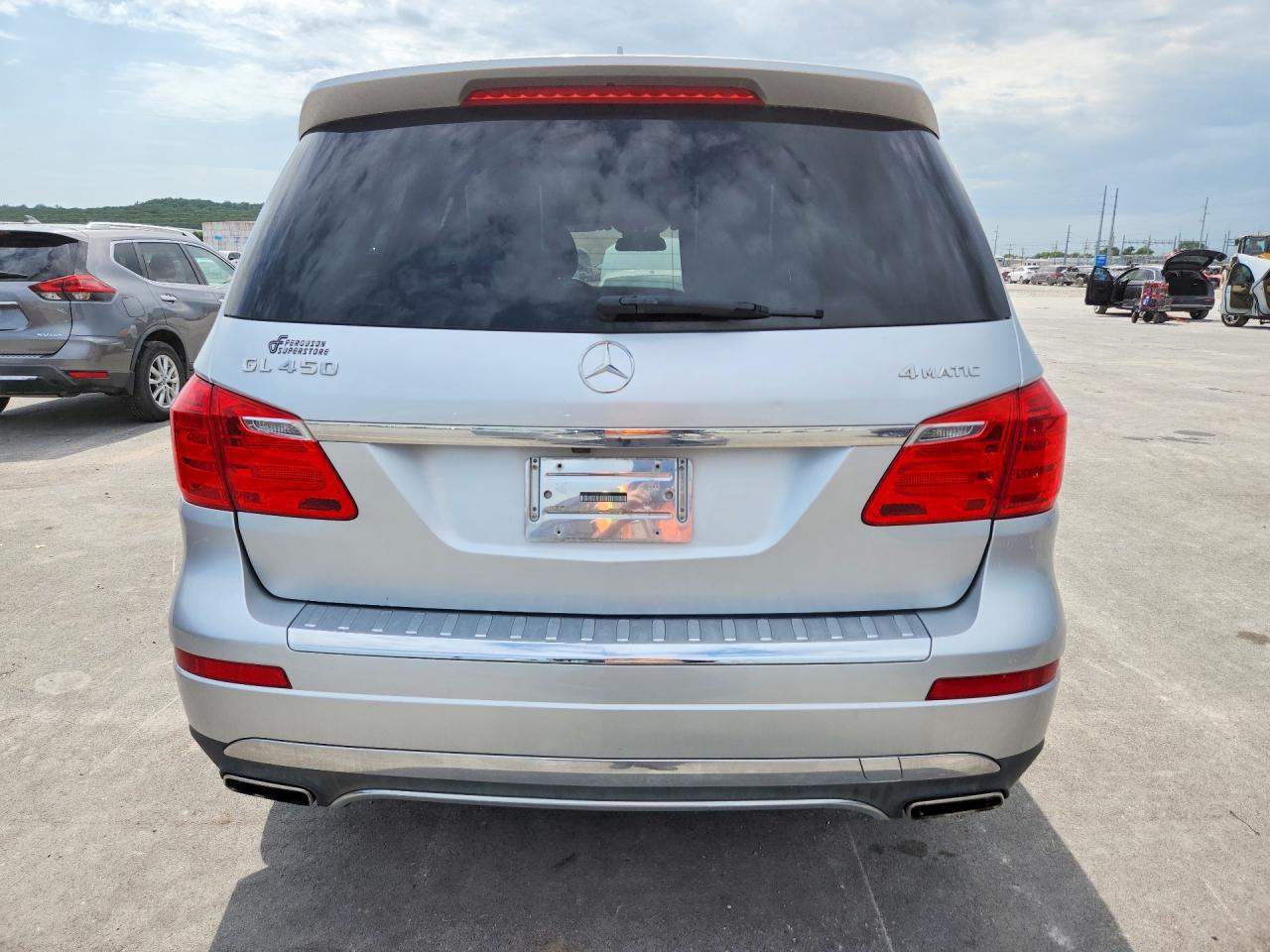 2013 Mercedes-benz Gl 450 4matic Silver vin: 4JGDF7CE5DA176554