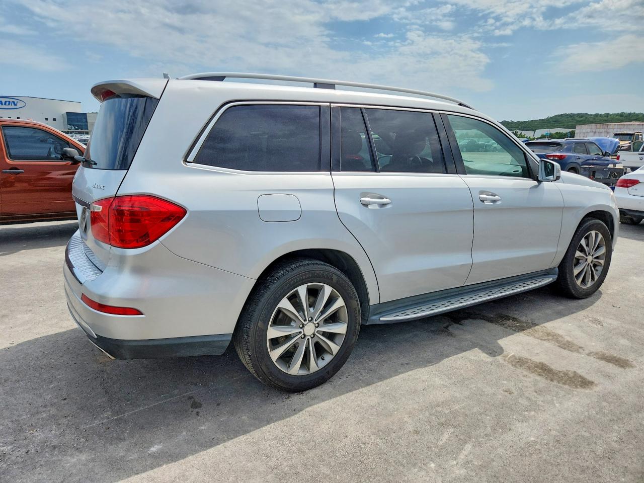 2013 Mercedes-benz Gl 450 4matic Silver vin: 4JGDF7CE5DA176554