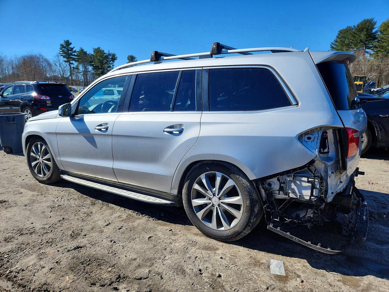 2013 Mercedes-benz Gl 450 4matic Silver vin: 4JGDF7CE5DA179292