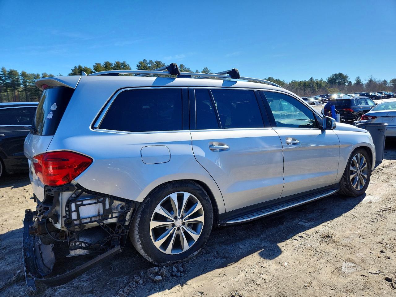 2013 Mercedes-benz Gl 450 4matic Silver vin: 4JGDF7CE5DA179292