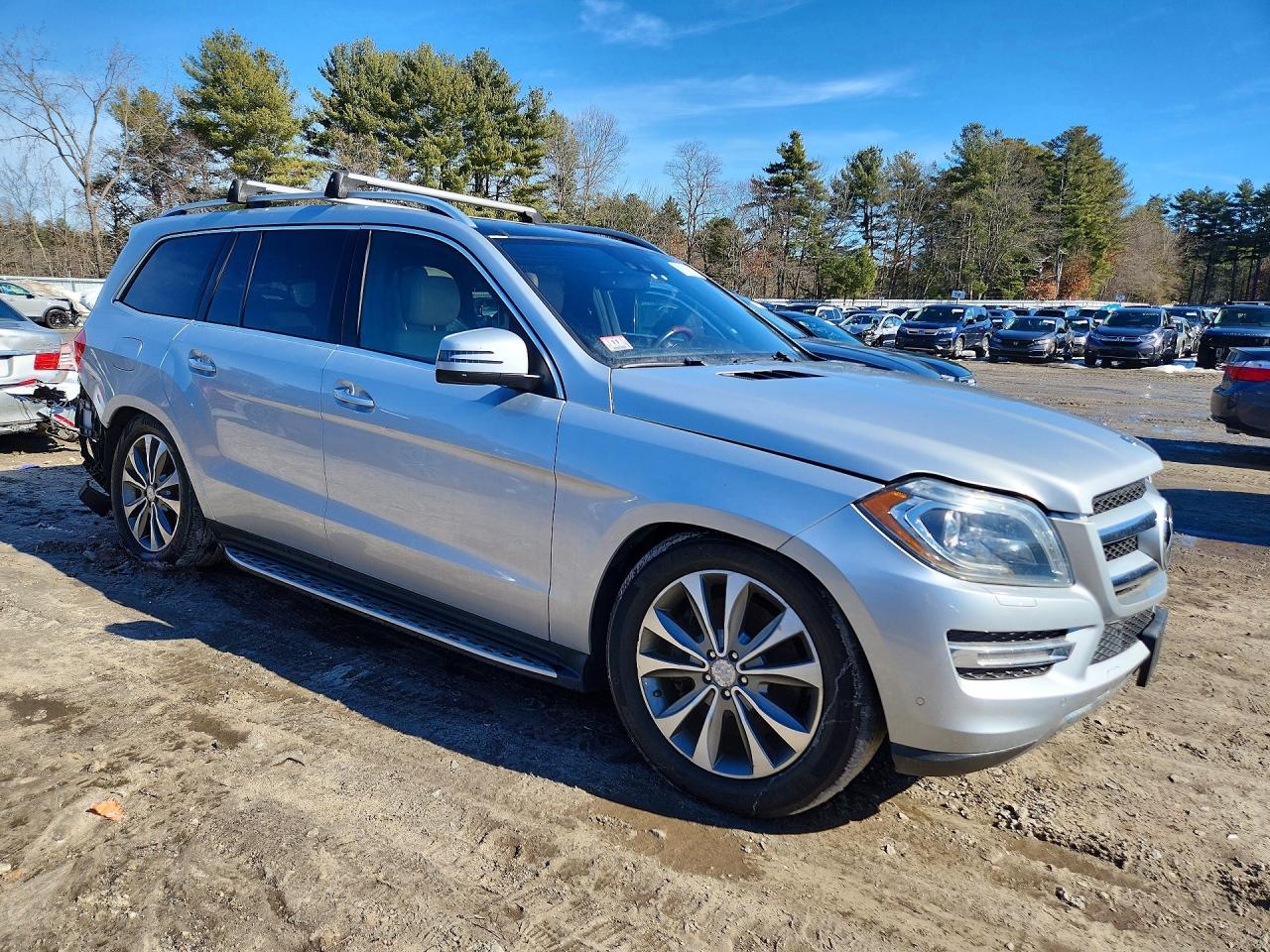 2013 Mercedes-benz Gl 450 4matic Silver vin: 4JGDF7CE5DA179292