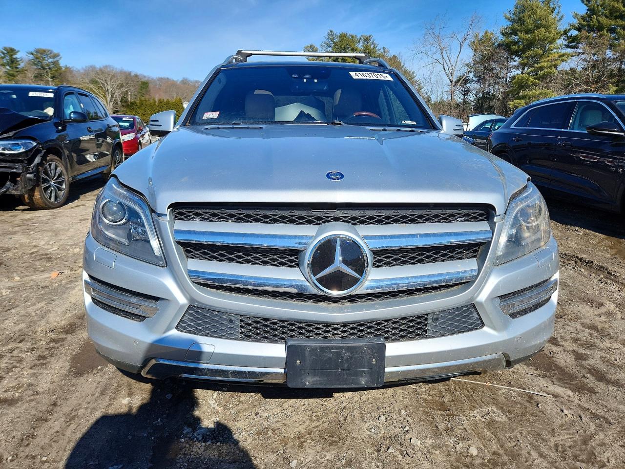 2013 Mercedes-benz Gl 450 4matic Silver vin: 4JGDF7CE5DA179292