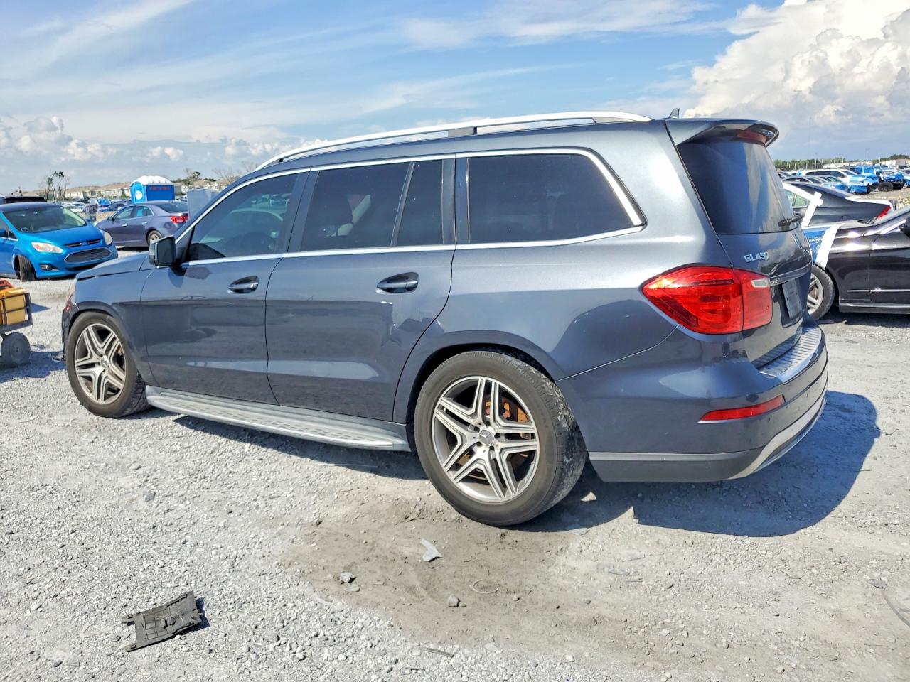 2013 Mercedes Gl 450 Gray vin: 4JGDF7CE5DA187635