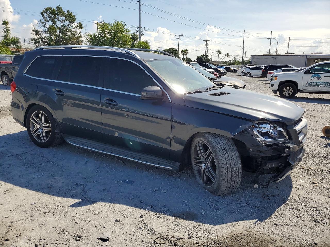 2013 Mercedes Gl 450 Gray vin: 4JGDF7CE5DA187635