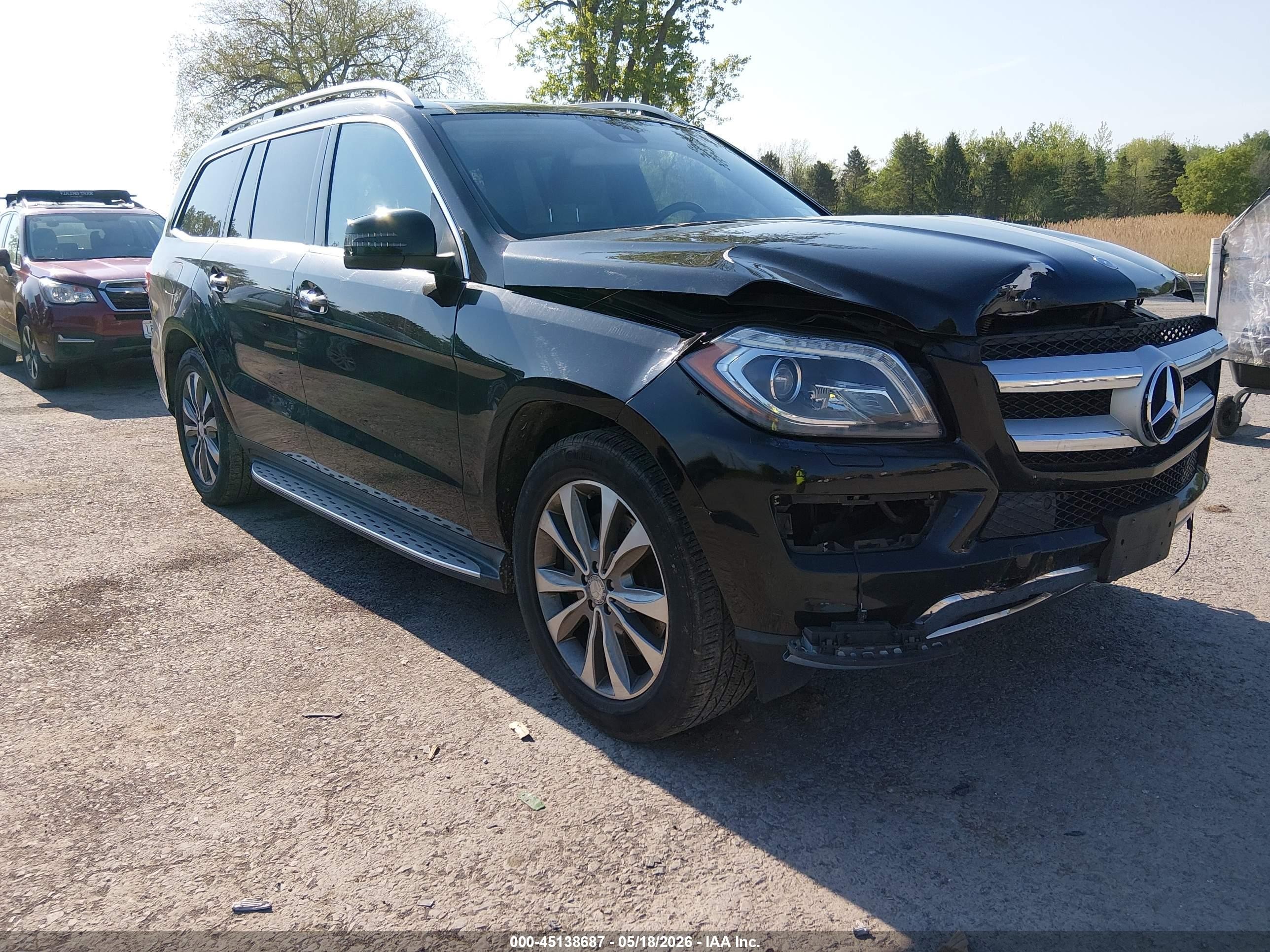 2013 Mercedes-benz Gl 450 4matic Black vin: 4JGDF7CE5DA197517
