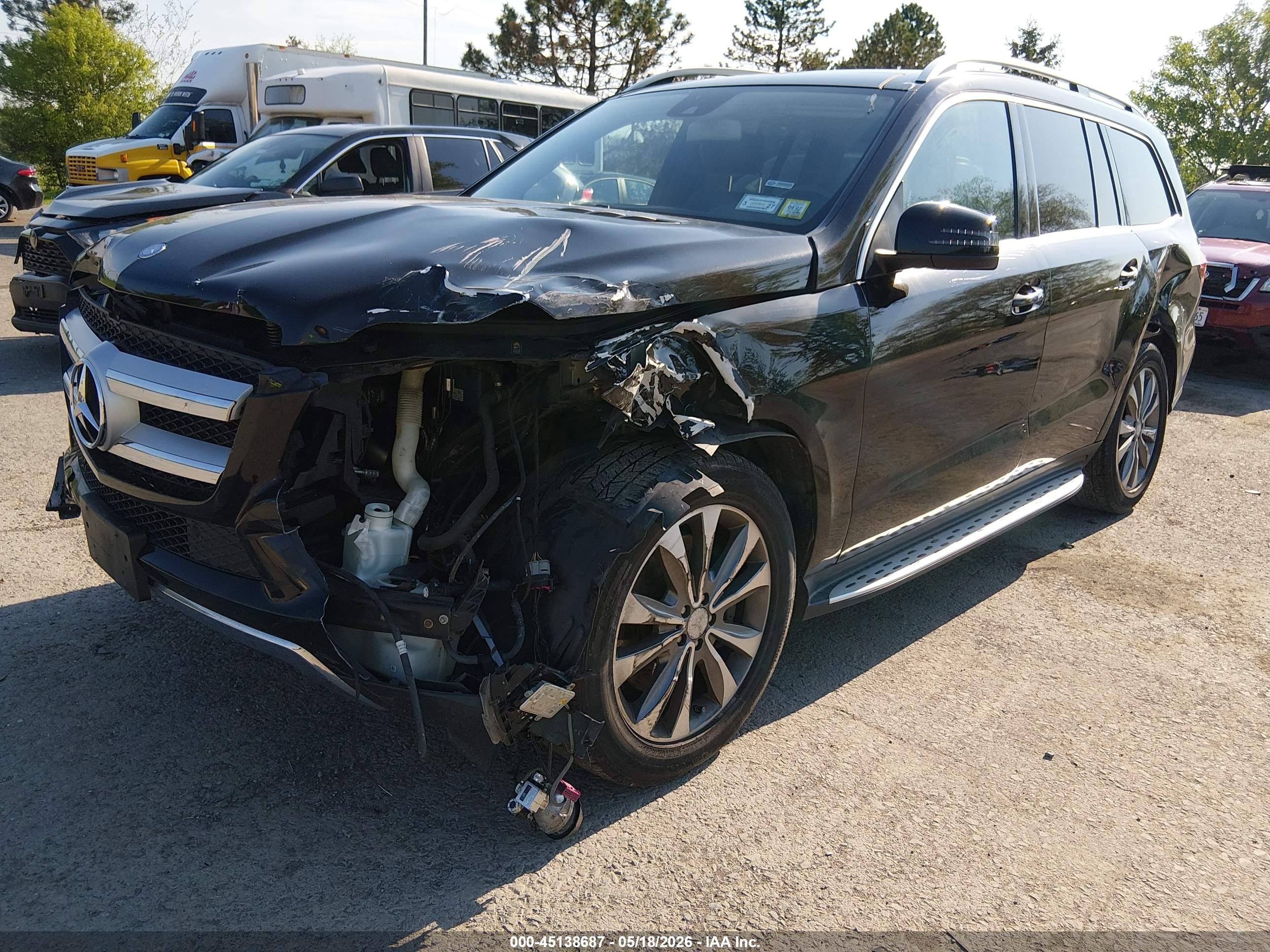 2013 Mercedes-benz Gl 450 4matic Black vin: 4JGDF7CE5DA197517