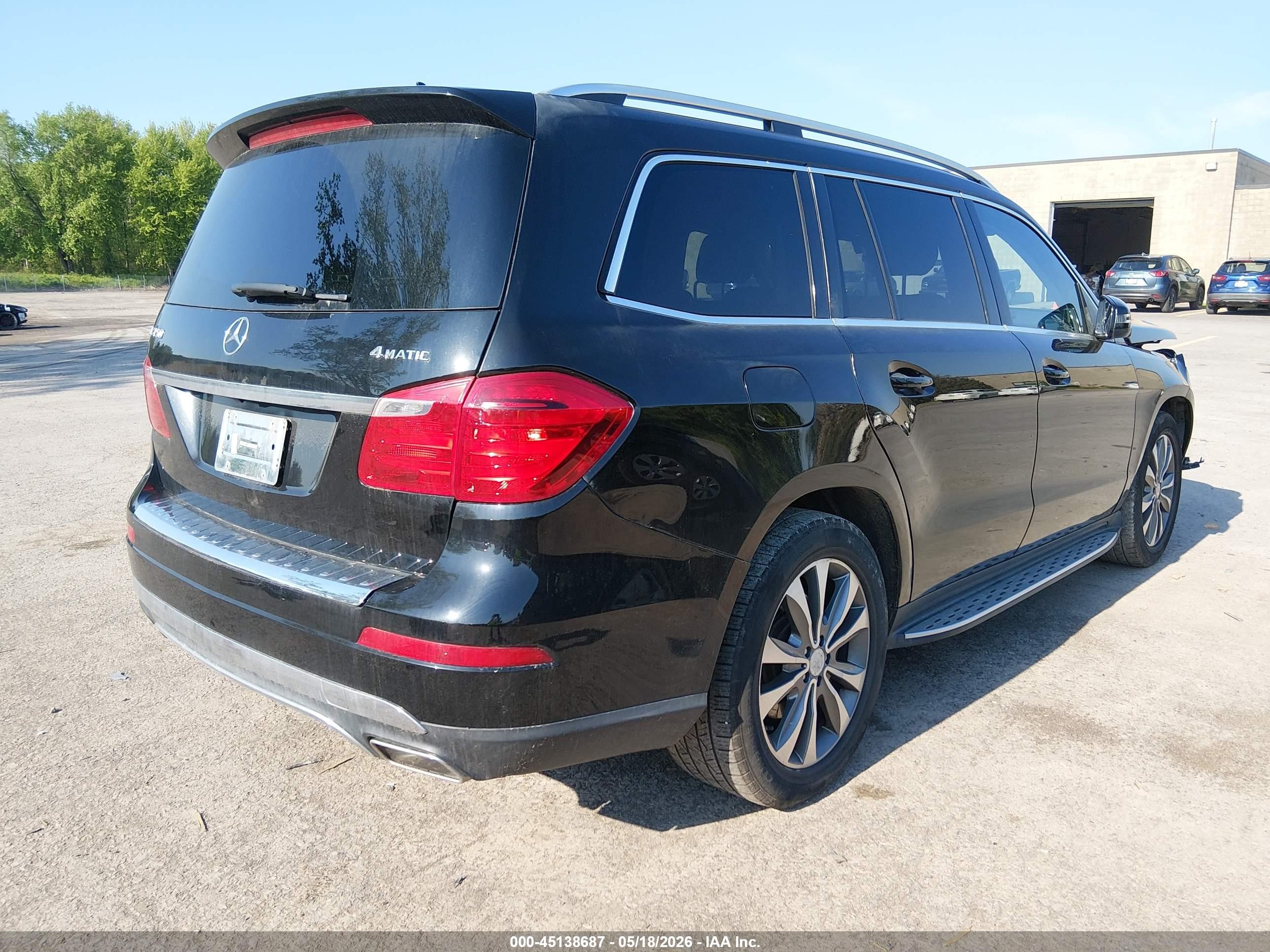 2013 Mercedes-benz Gl 450 4matic Black vin: 4JGDF7CE5DA197517