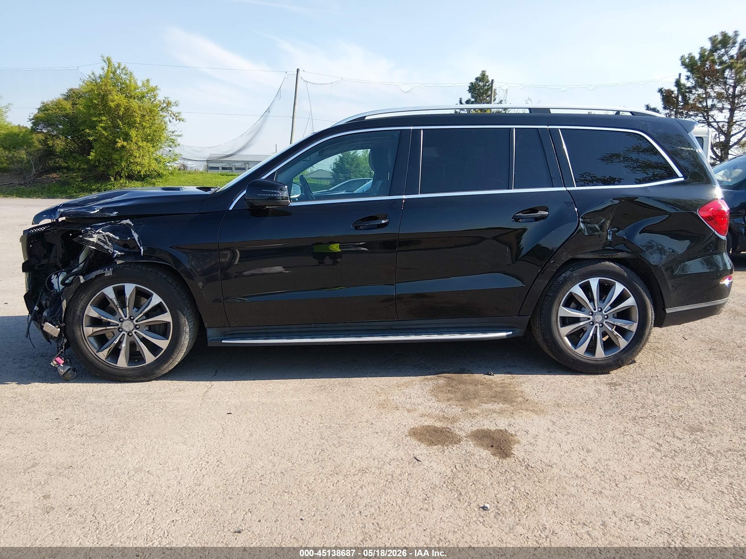 2013 Mercedes-benz Gl 450 4matic Black vin: 4JGDF7CE5DA197517