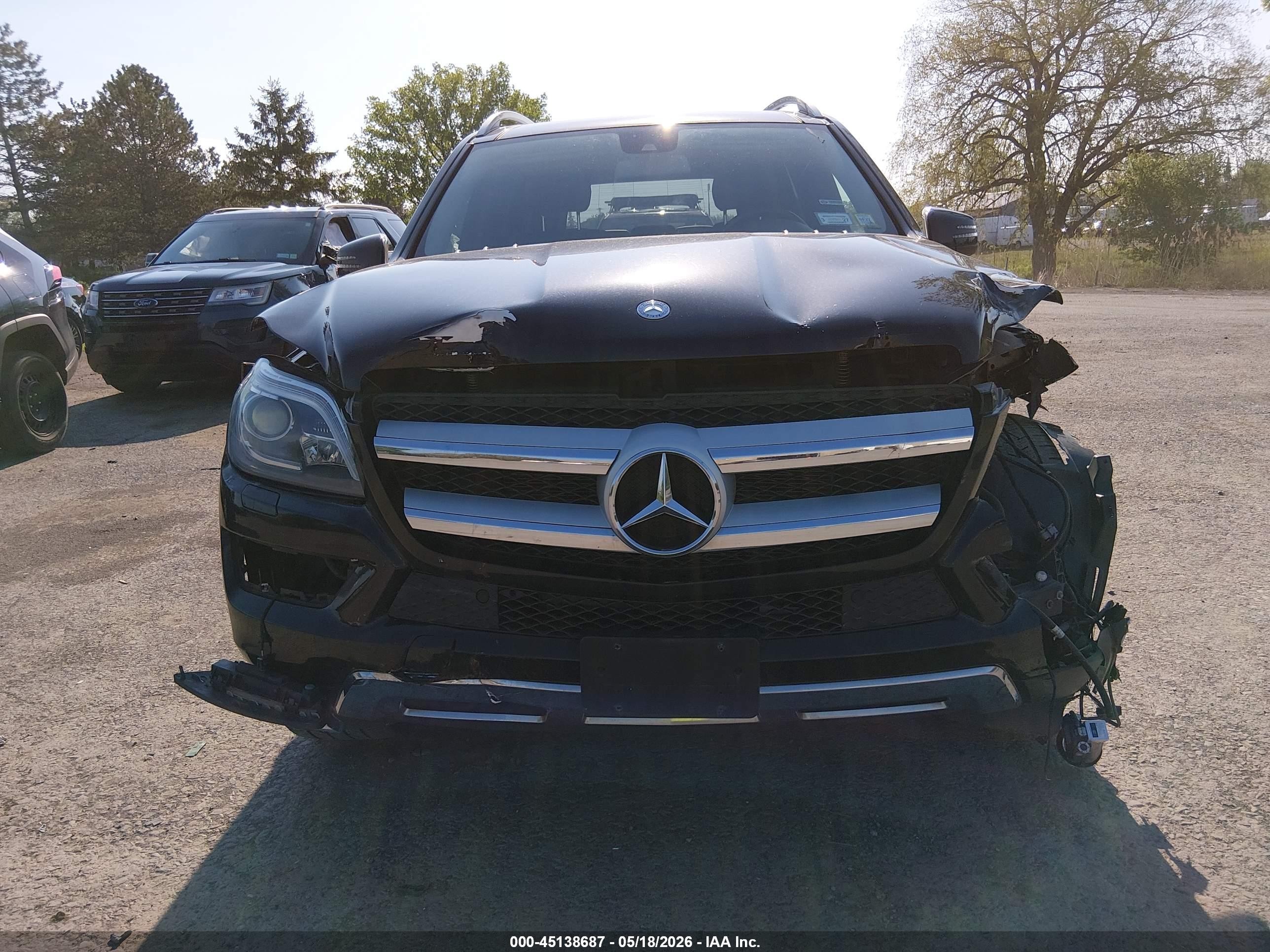2013 Mercedes-benz Gl 450 4matic Black vin: 4JGDF7CE5DA197517