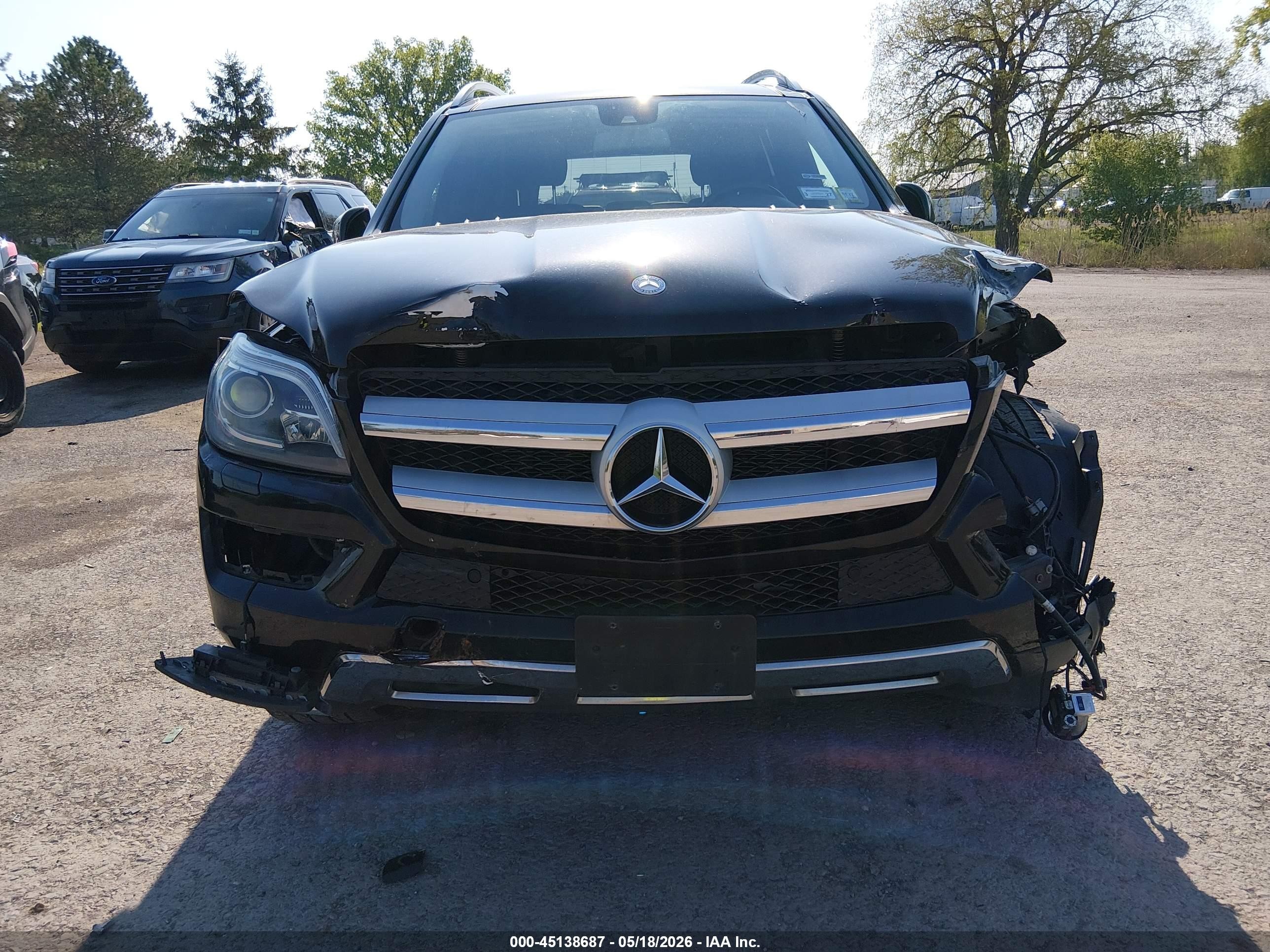 2013 Mercedes-benz Gl 450 4matic Black vin: 4JGDF7CE5DA197517