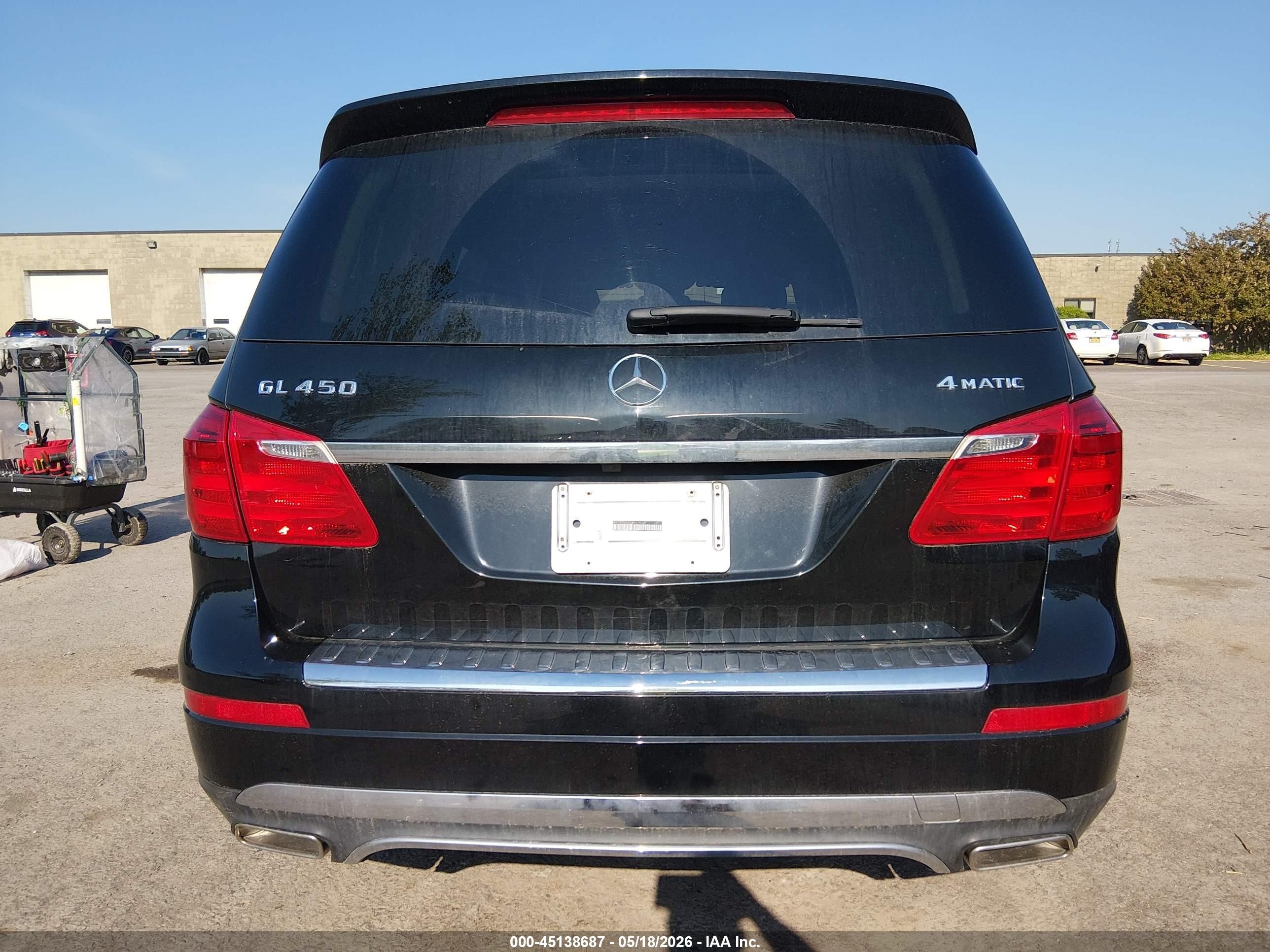 2013 Mercedes-benz Gl 450 4matic Black vin: 4JGDF7CE5DA197517