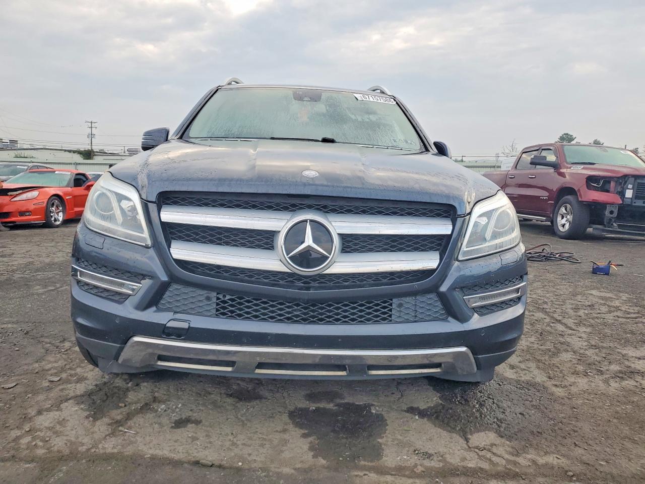 2013 Mercedes-benz Gl 450 4matic Синий vin: 4JGDF7CE5DA208824