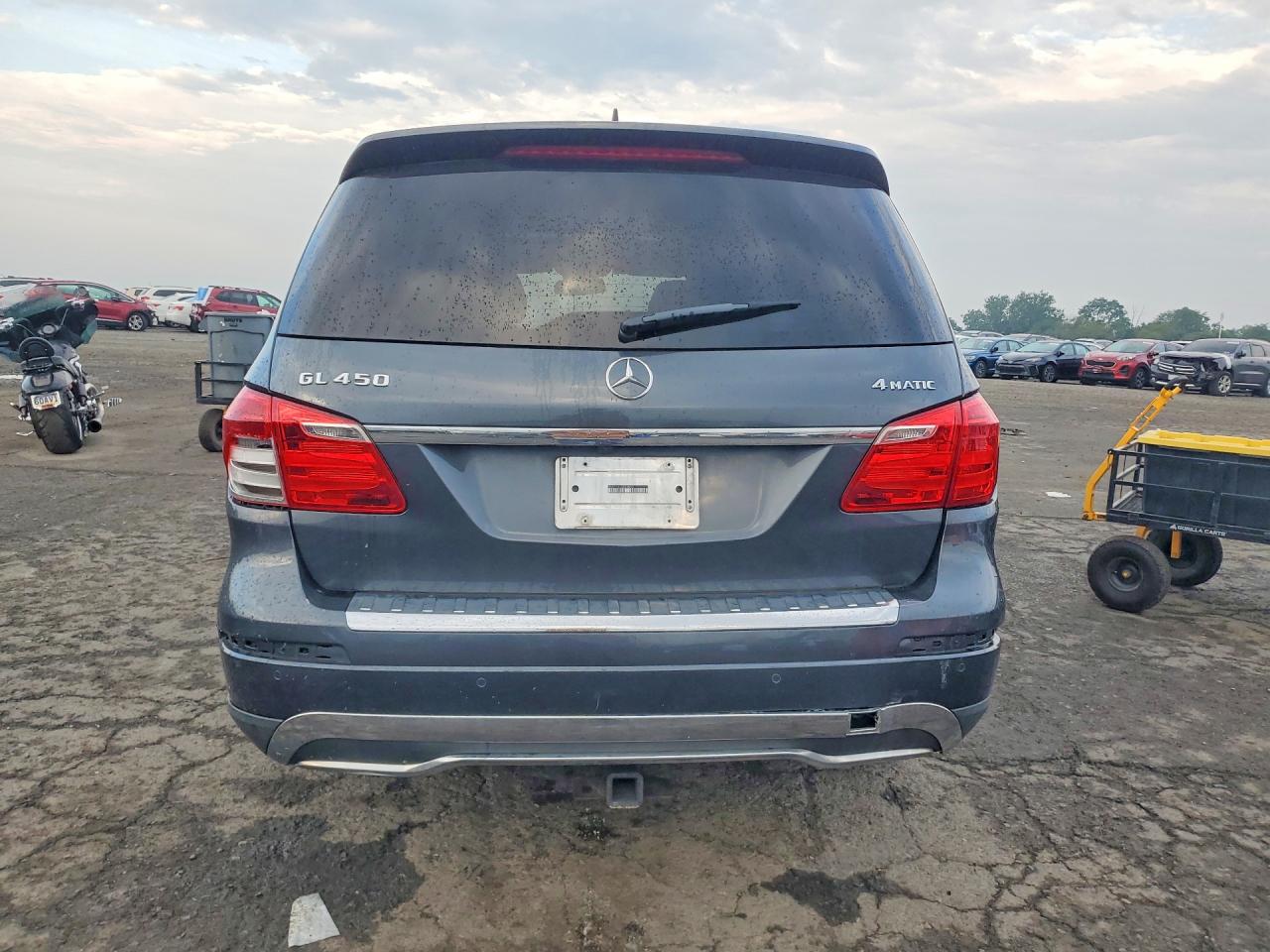 2013 Mercedes-benz Gl 450 4matic Синий vin: 4JGDF7CE5DA208824