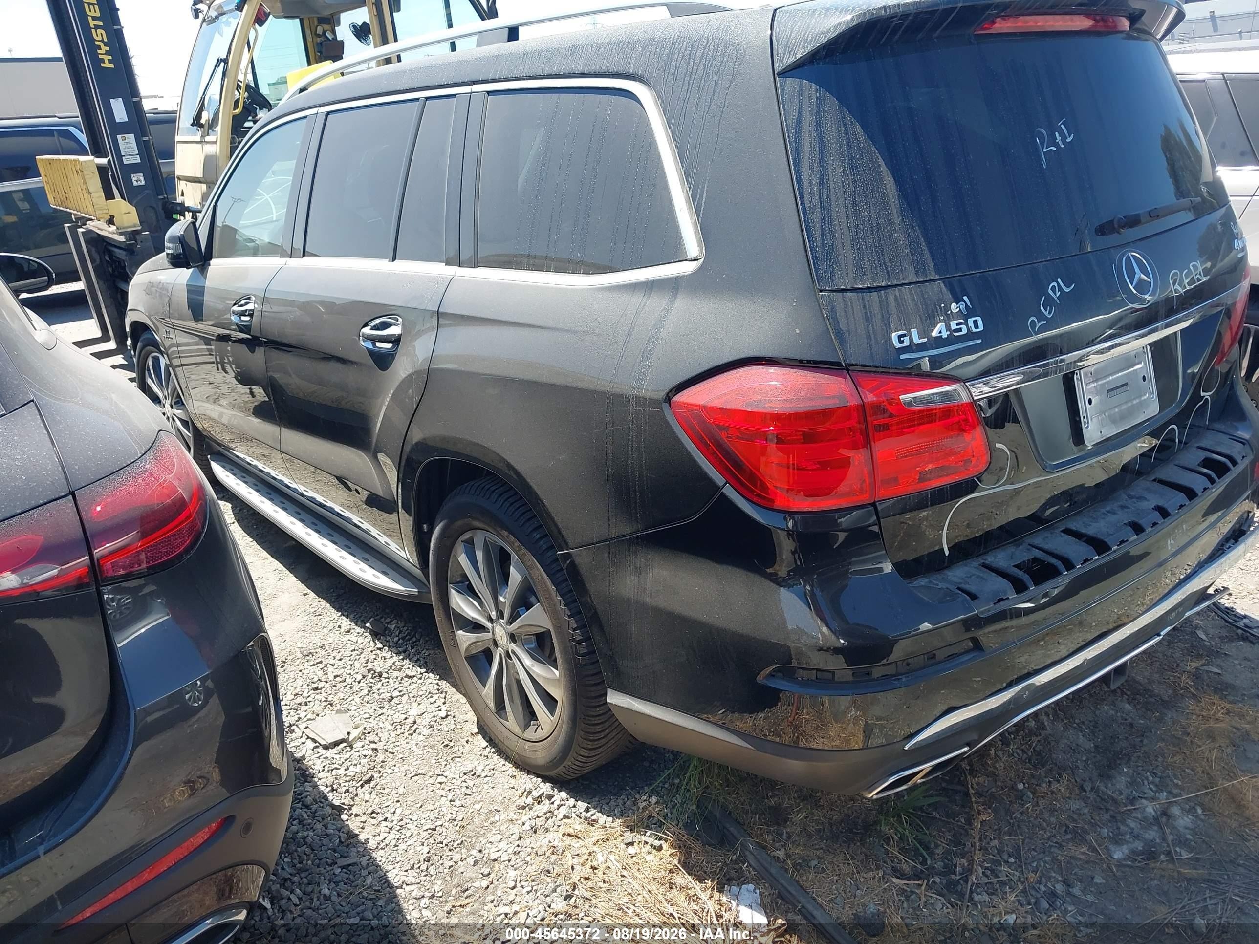 2013 Mercedes-benz Gl 450 4matic Black vin: 4JGDF7CE5DA216700