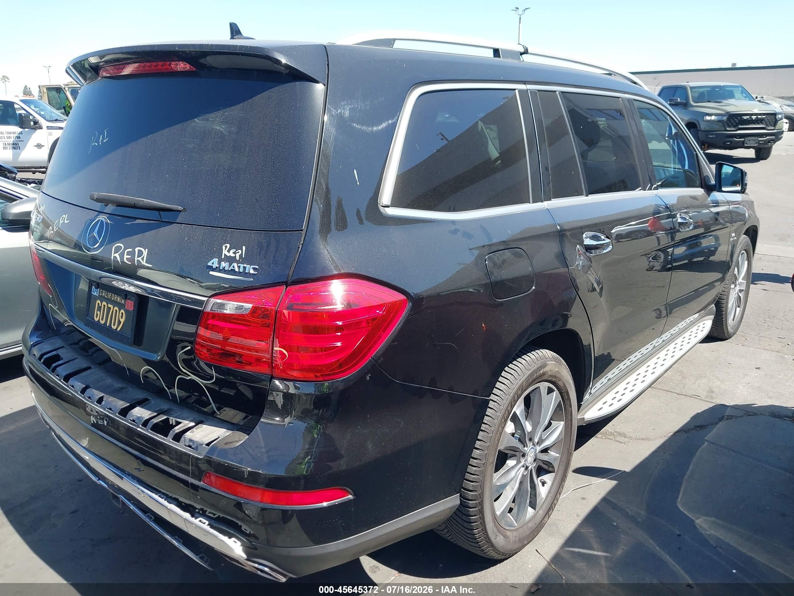 2013 Mercedes-benz Gl 450 4matic Black vin: 4JGDF7CE5DA216700