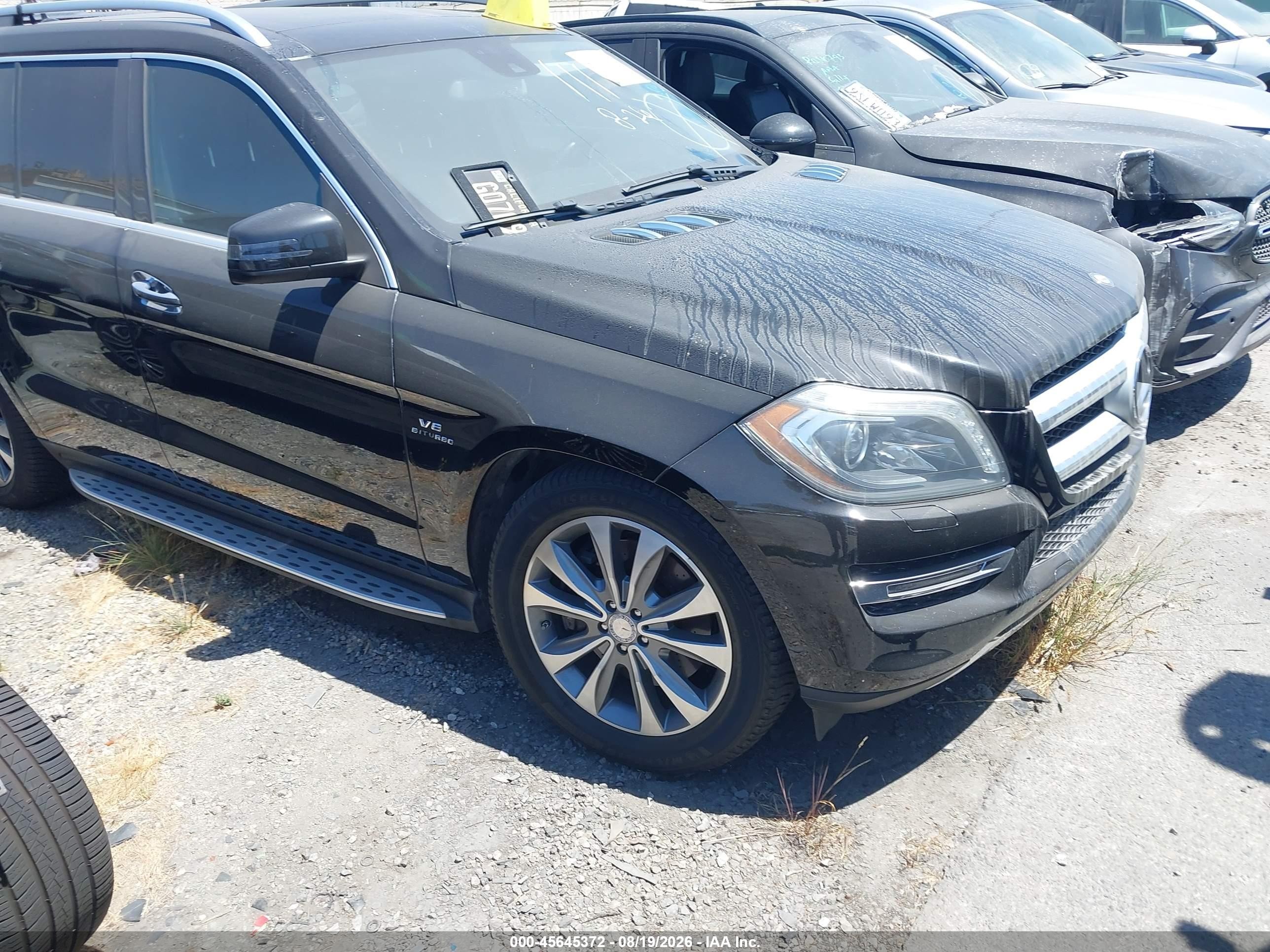 2013 Mercedes-benz Gl 450 4matic Black vin: 4JGDF7CE5DA216700
