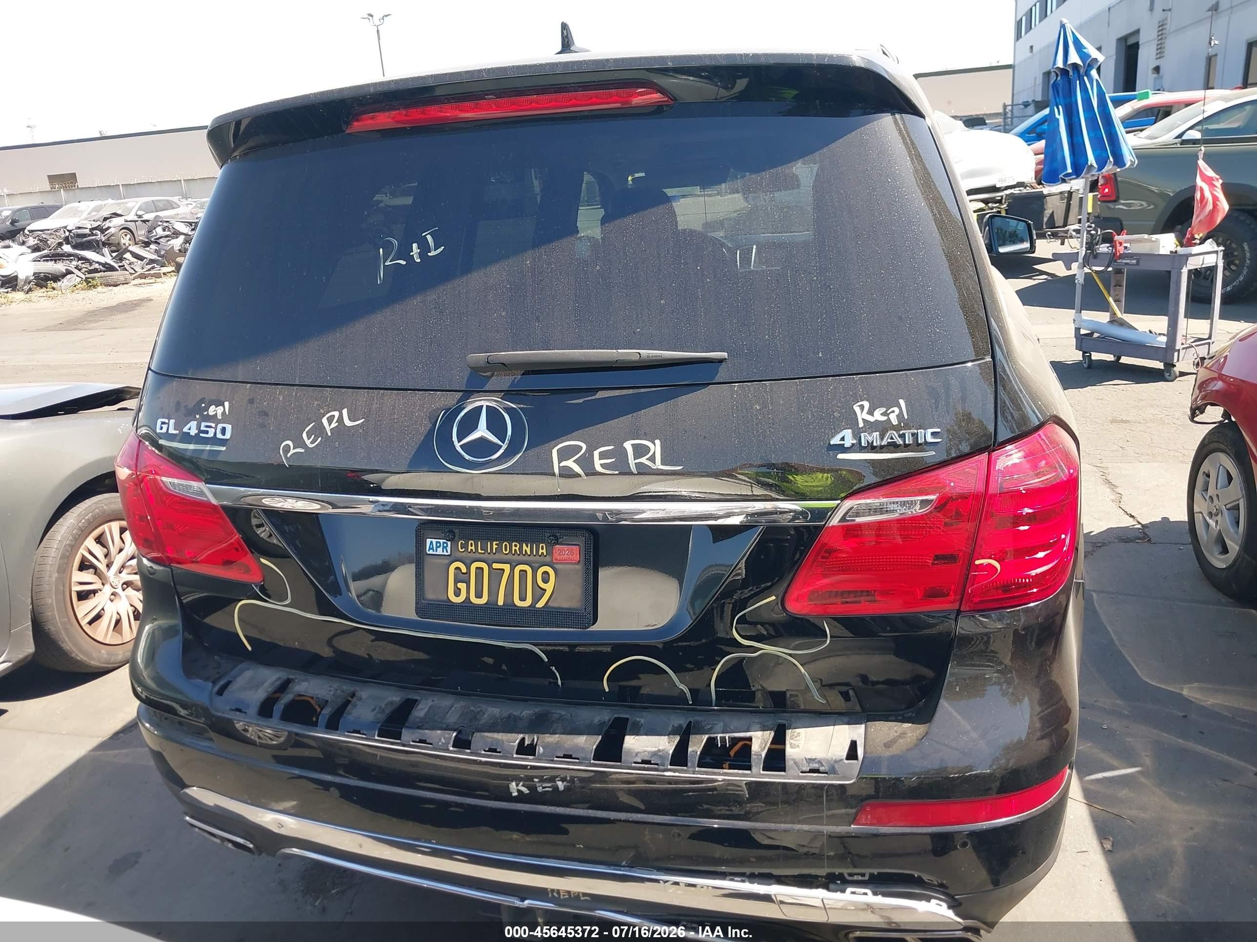 2013 Mercedes-benz Gl 450 4matic Black vin: 4JGDF7CE5DA216700