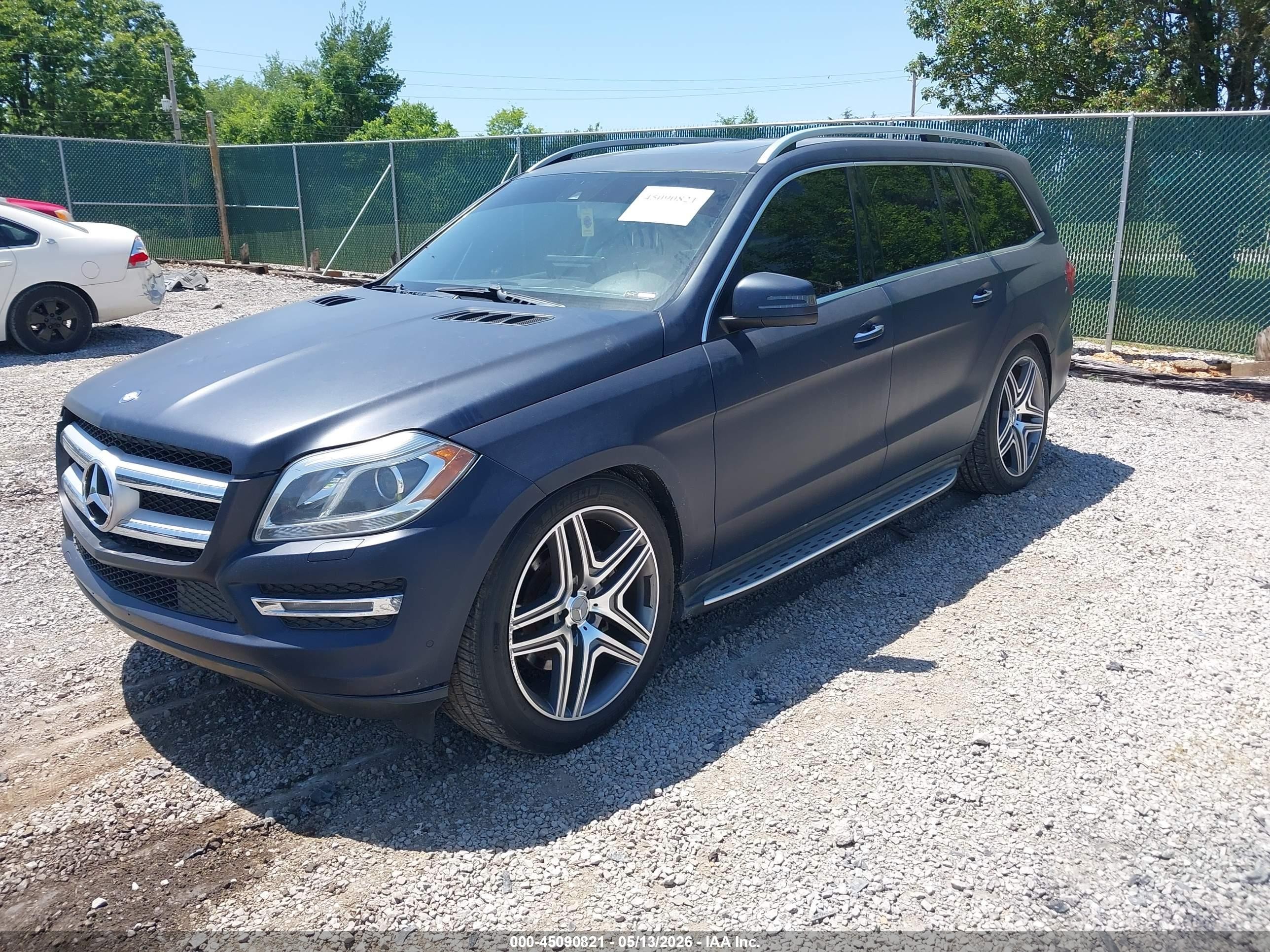 2013 Mercedes-benz Gl 450 4matic Blue vin: 4JGDF7CE5DA225588