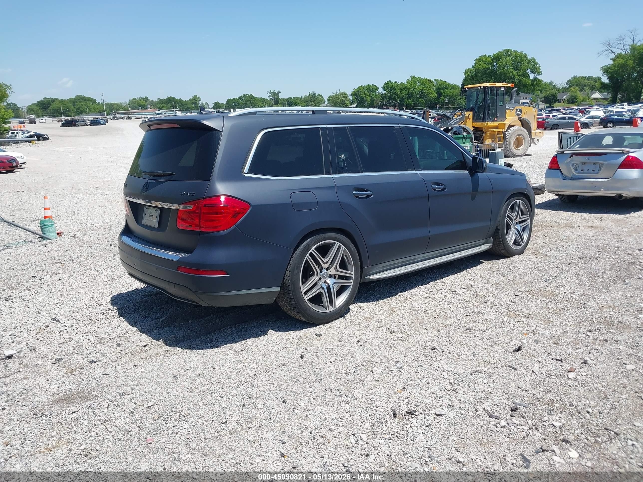 2013 Mercedes-benz Gl 450 4matic Blue vin: 4JGDF7CE5DA225588