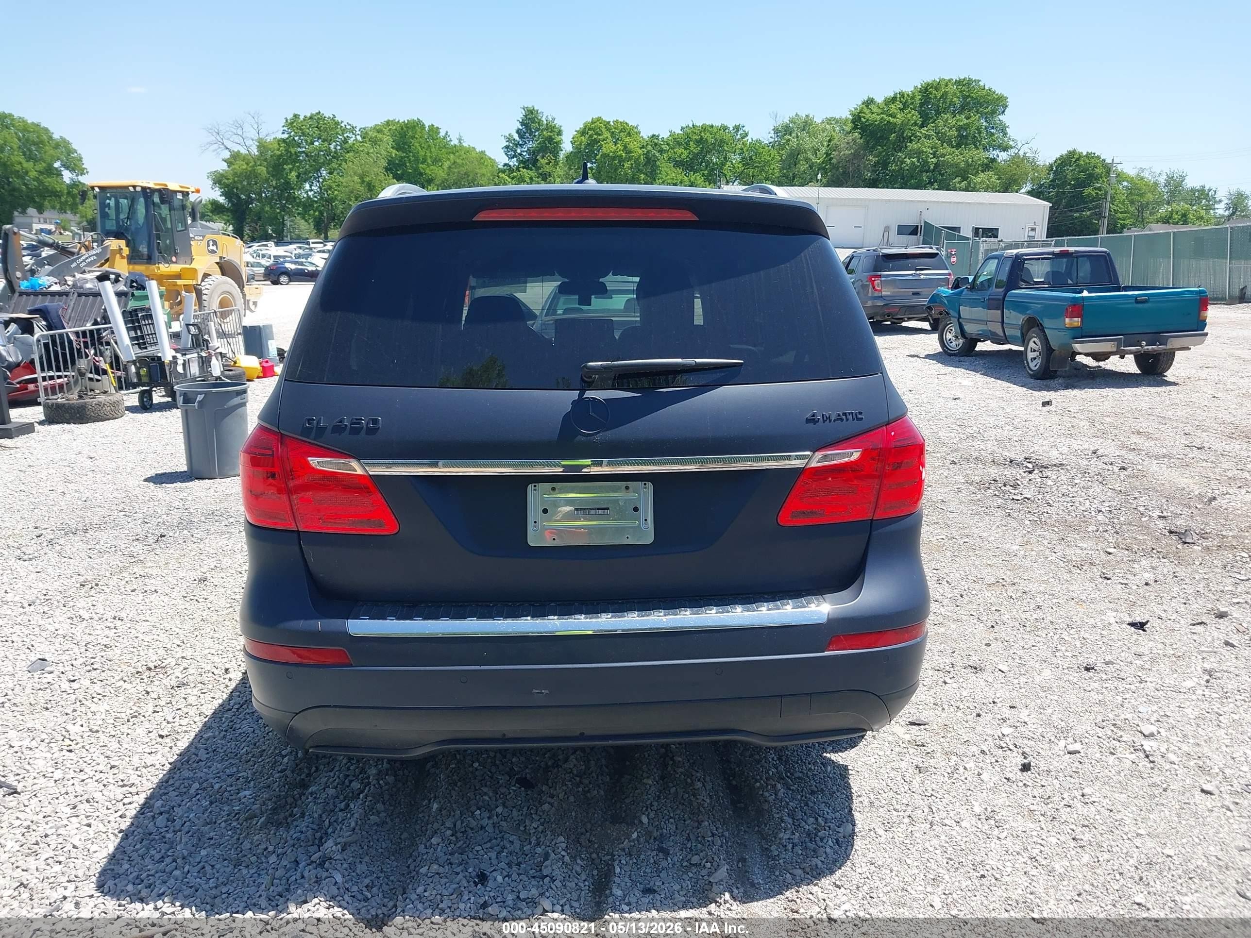 2013 Mercedes-benz Gl 450 4matic Blue vin: 4JGDF7CE5DA225588