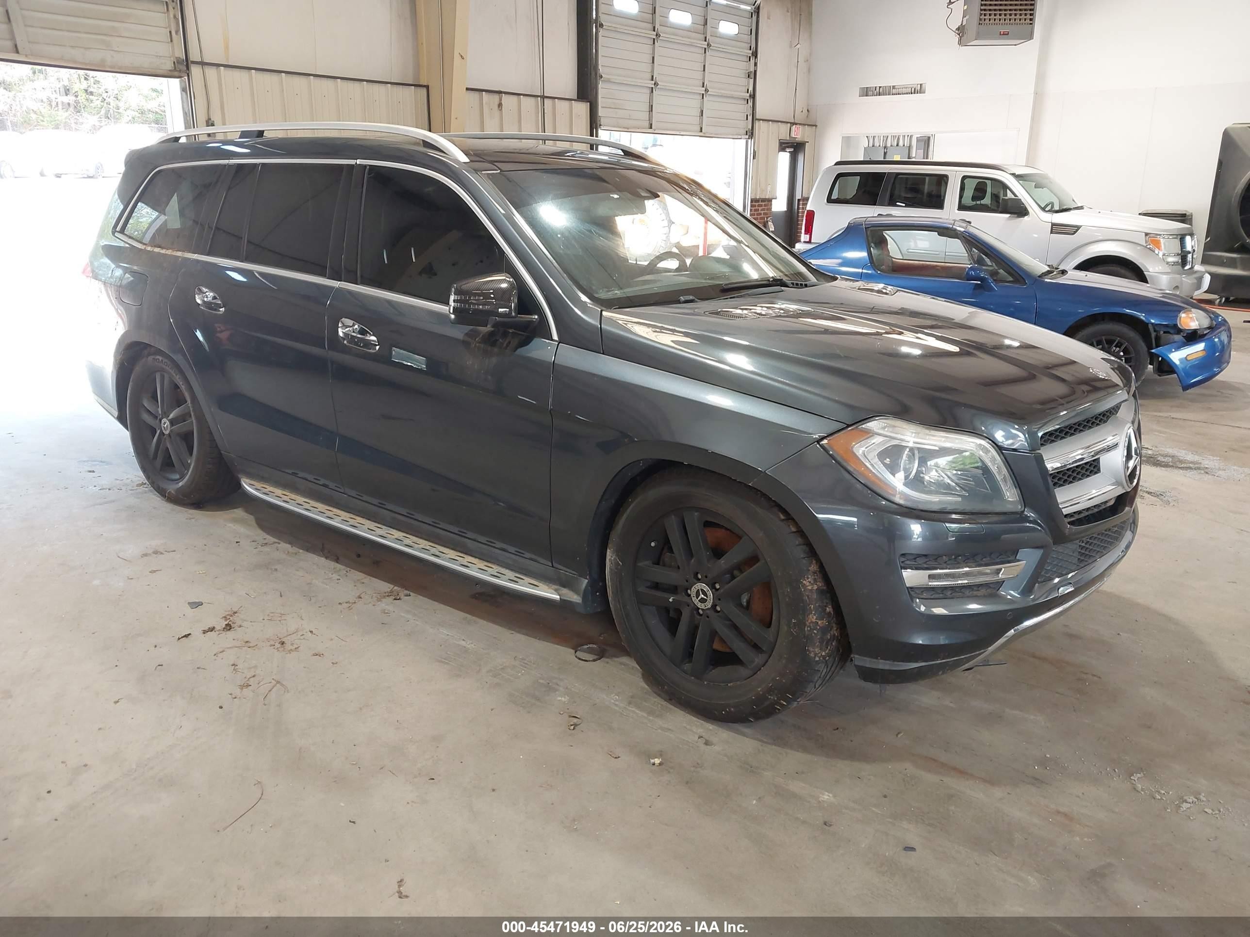 2013 Mercedes-benz Gl 450 4matic Серый vin: 4JGDF7CE5DA228443