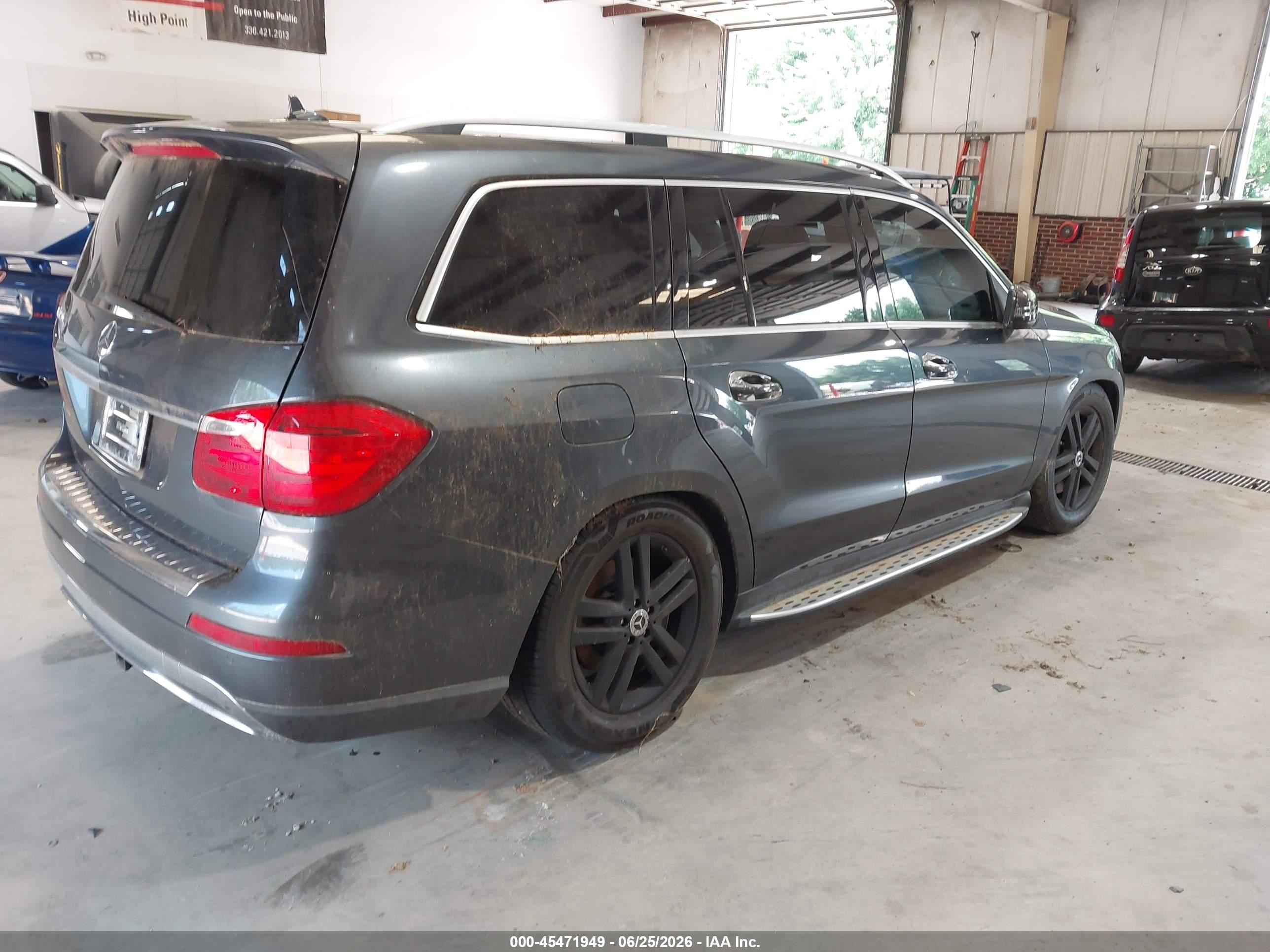 2013 Mercedes-benz Gl 450 4matic Gray vin: 4JGDF7CE5DA228443