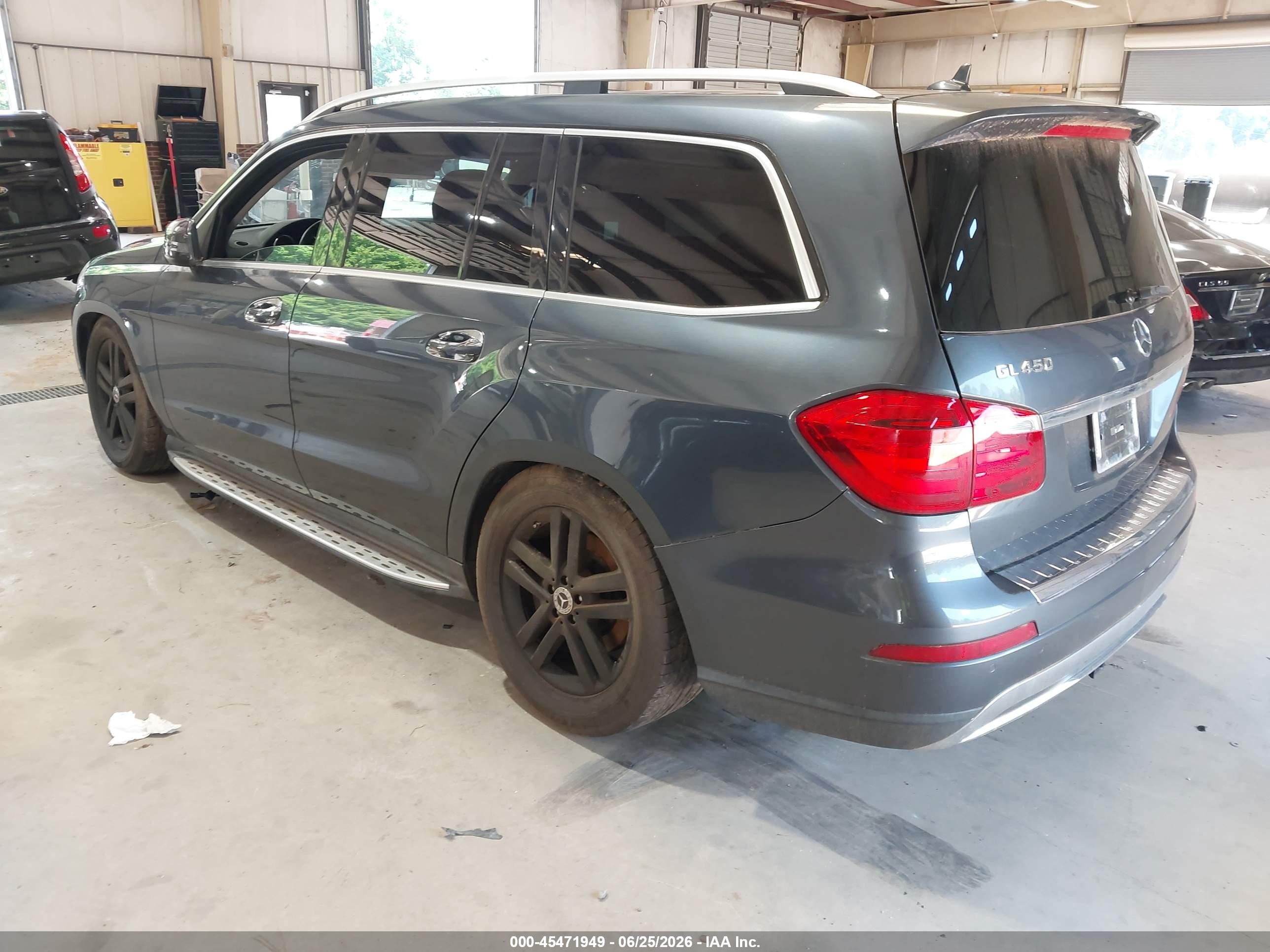 2013 Mercedes-benz Gl 450 4matic Gray vin: 4JGDF7CE5DA228443