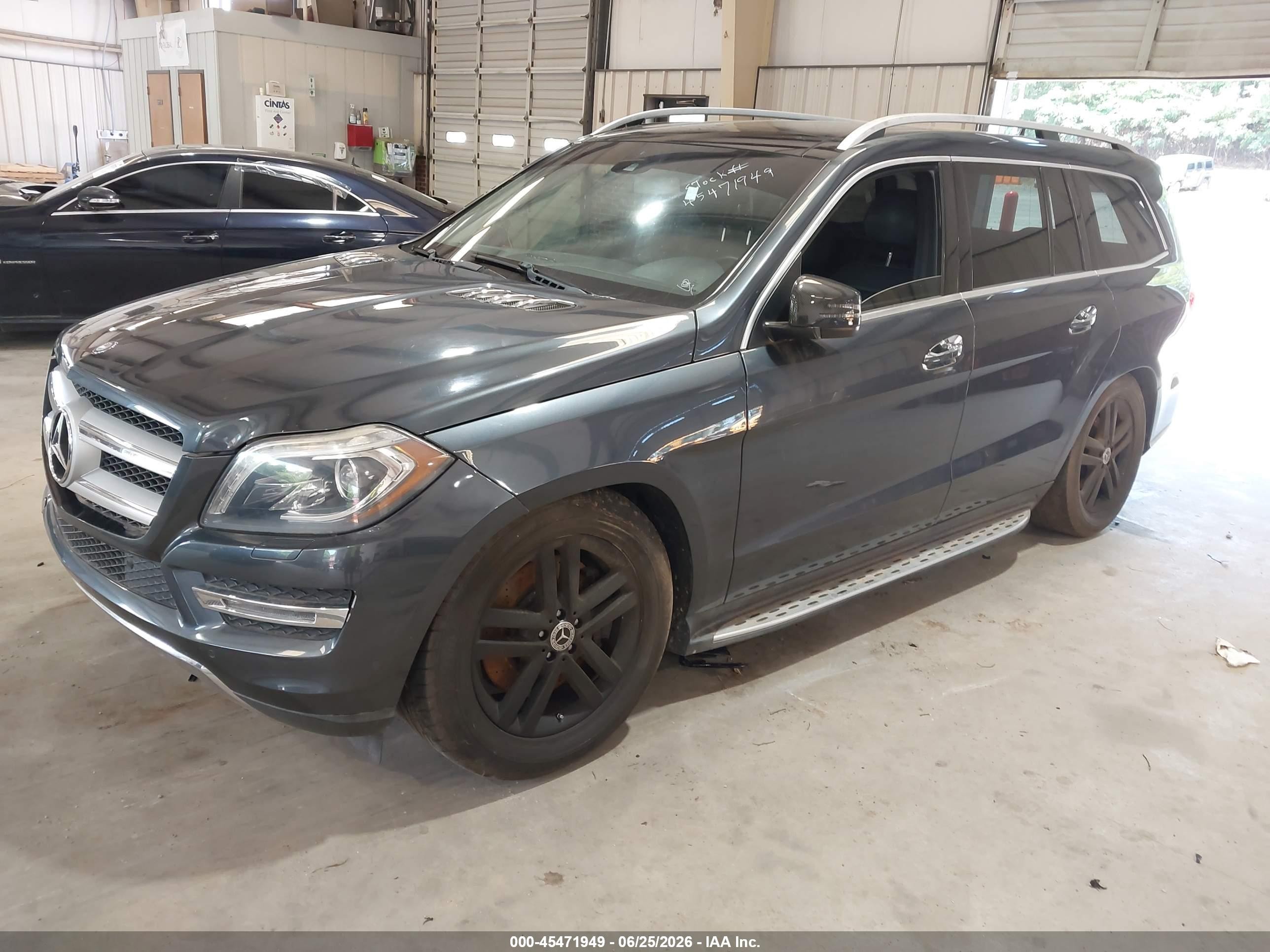 2013 Mercedes-benz Gl 450 4matic Gray vin: 4JGDF7CE5DA228443