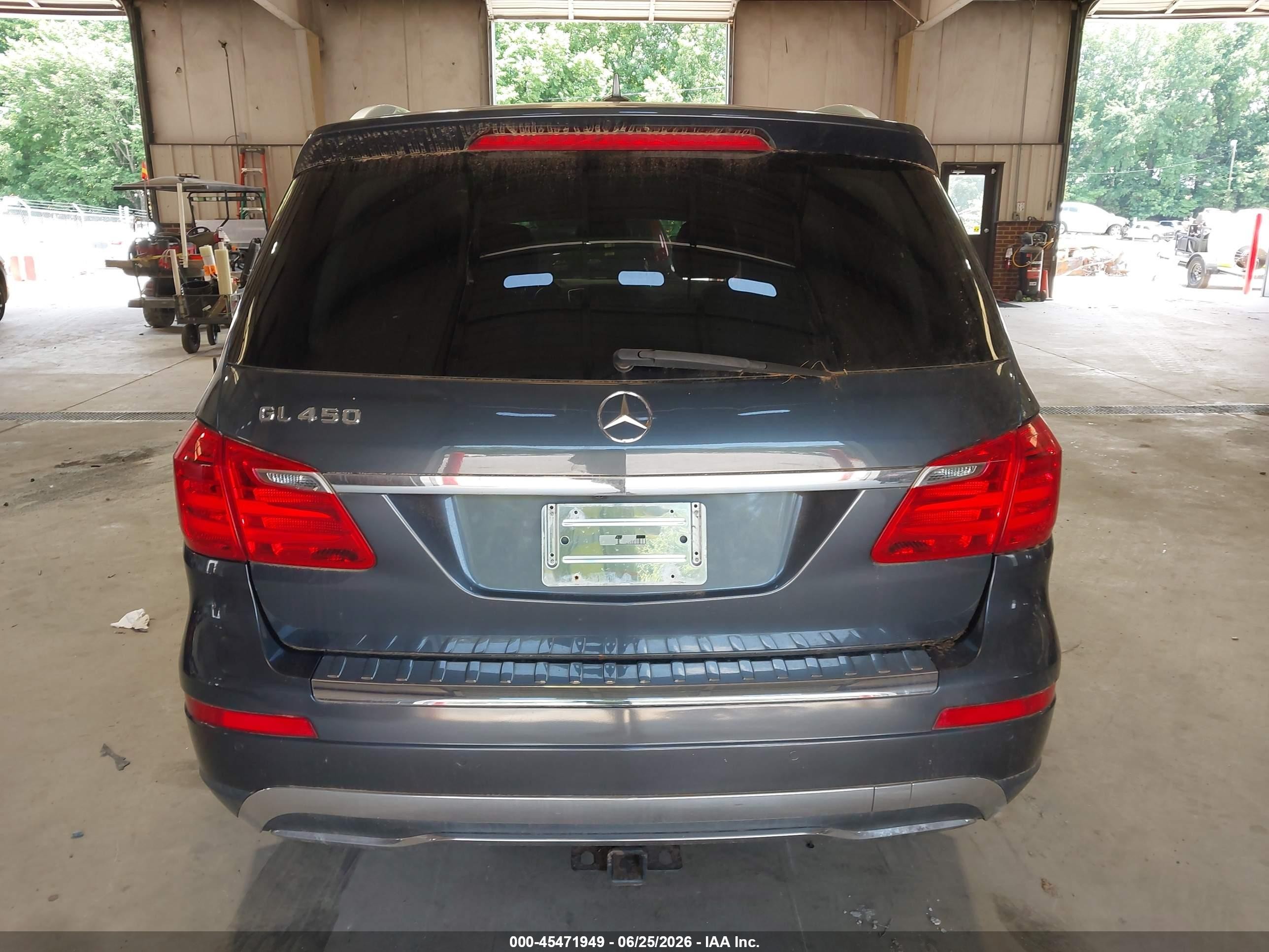 2013 Mercedes-benz Gl 450 4matic Gray vin: 4JGDF7CE5DA228443