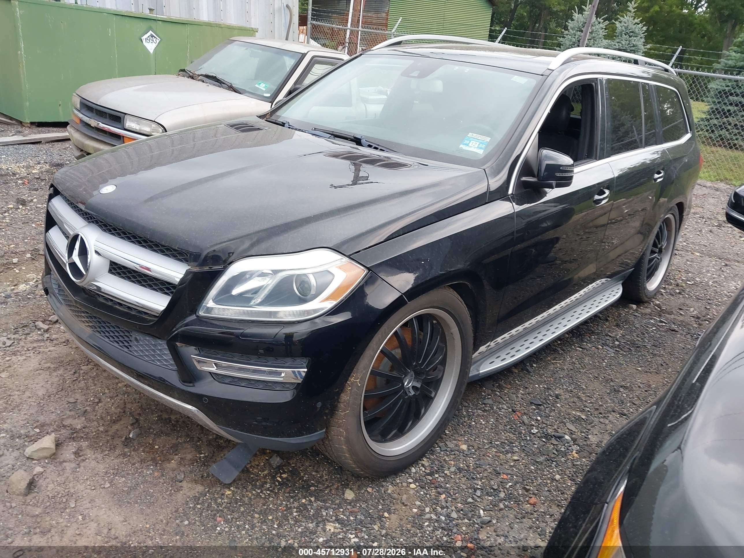 2013 Mercedes-benz Gl 450 4matic Black vin: 4JGDF7CE5DA247977