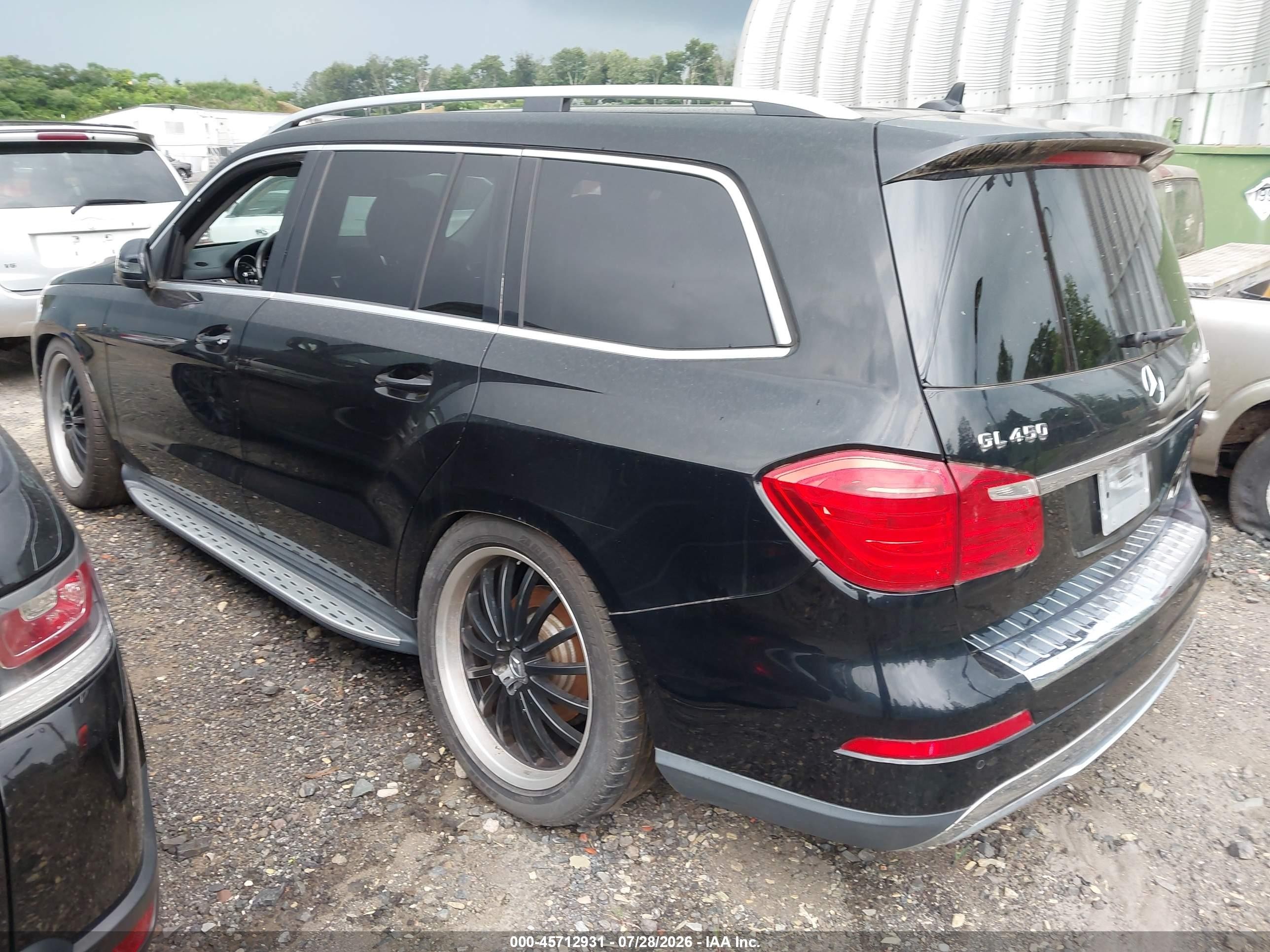 2013 Mercedes-benz Gl 450 4matic Black vin: 4JGDF7CE5DA247977