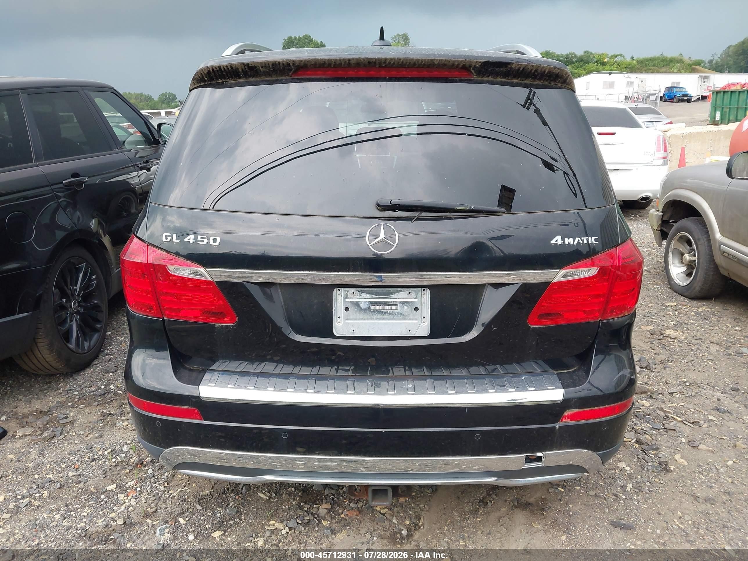 2013 Mercedes-benz Gl 450 4matic Black vin: 4JGDF7CE5DA247977