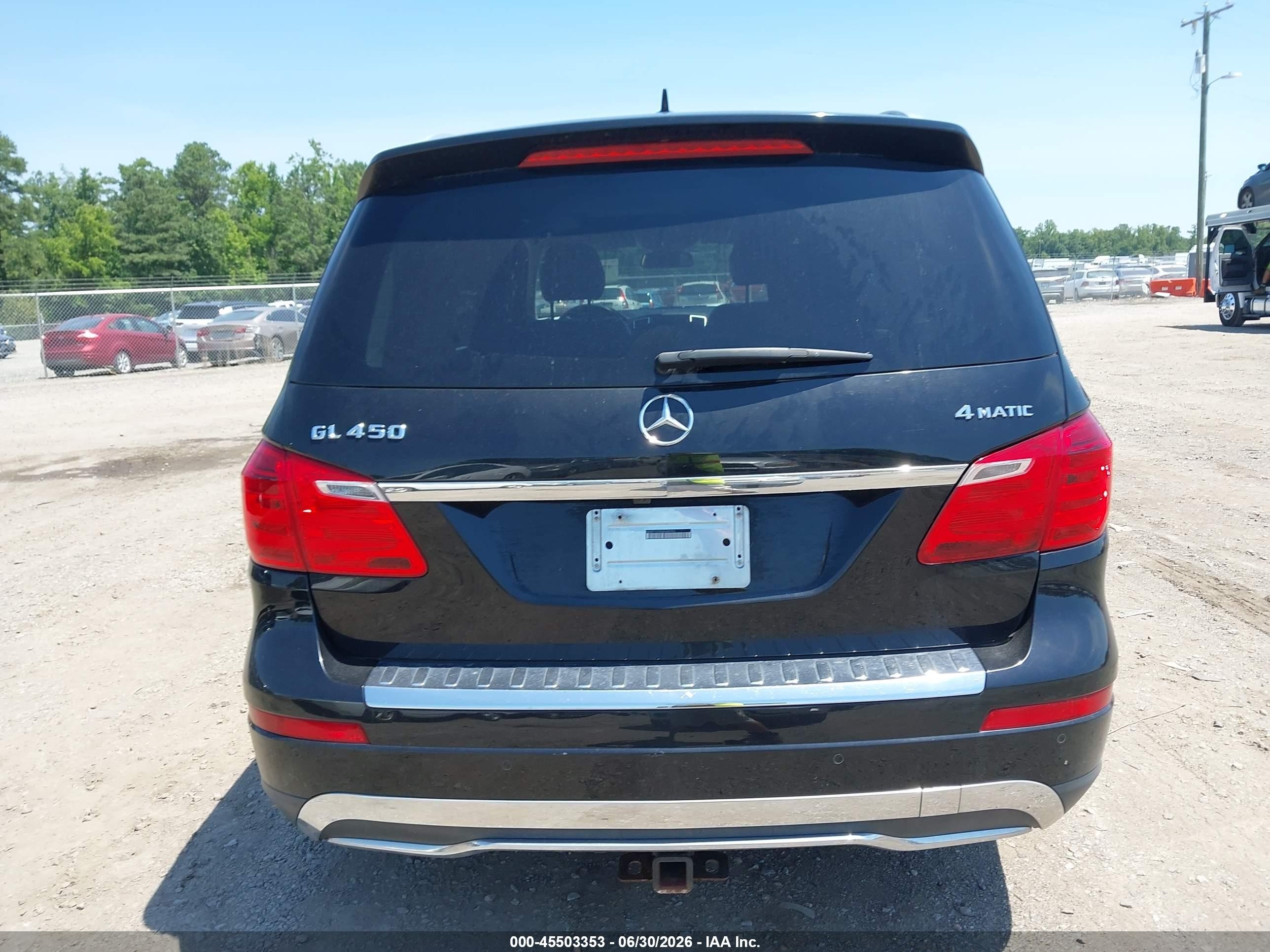 2013 Mercedes-benz Gl 450 4matic Black vin: 4JGDF7CE5DA260793