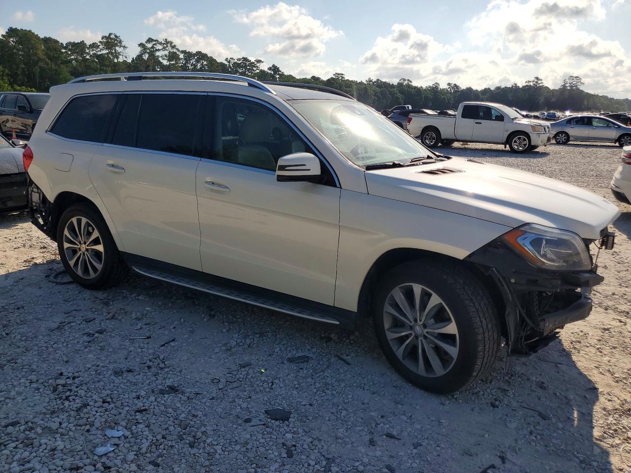 2014 Mercedes-benz Gl 450 4matic White vin: 4JGDF7CE5EA272458