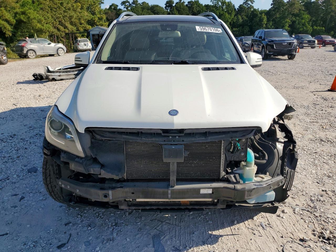 2014 Mercedes-benz Gl 450 4matic White vin: 4JGDF7CE5EA272458
