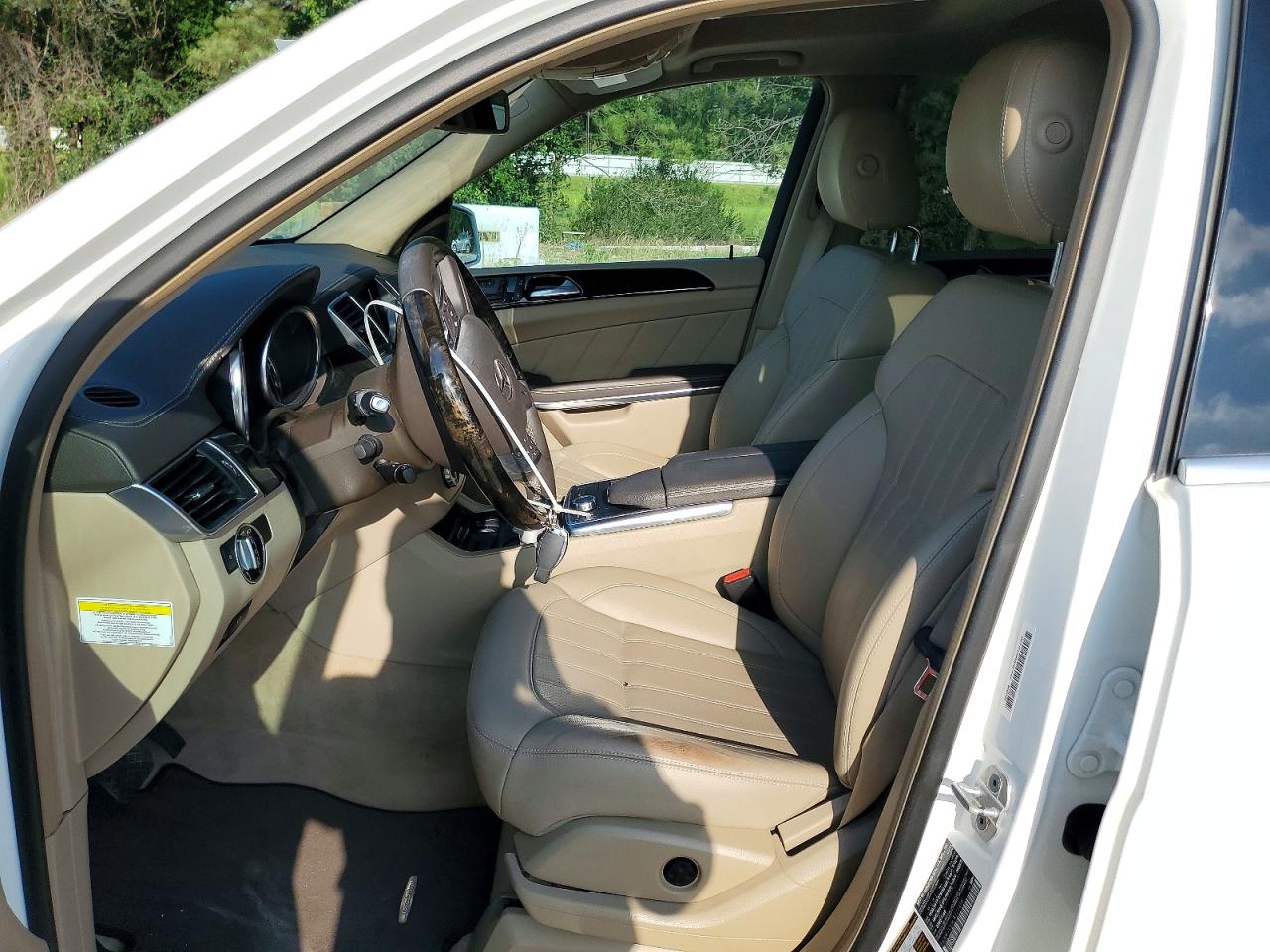 2014 Mercedes-benz Gl 450 4matic White vin: 4JGDF7CE5EA272458